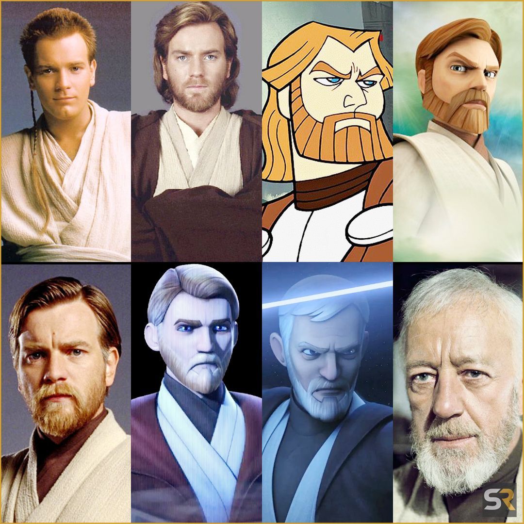 Obi-Wan through the ages. 🧡💙 Source: u/treemankid