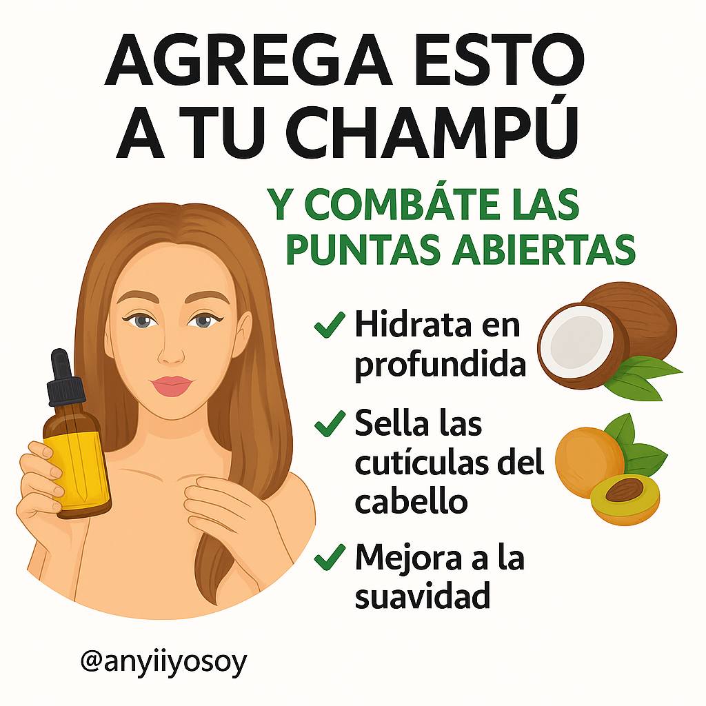 Anyii - Agrega esto a tu champú y combáte las puntas abiertas ...