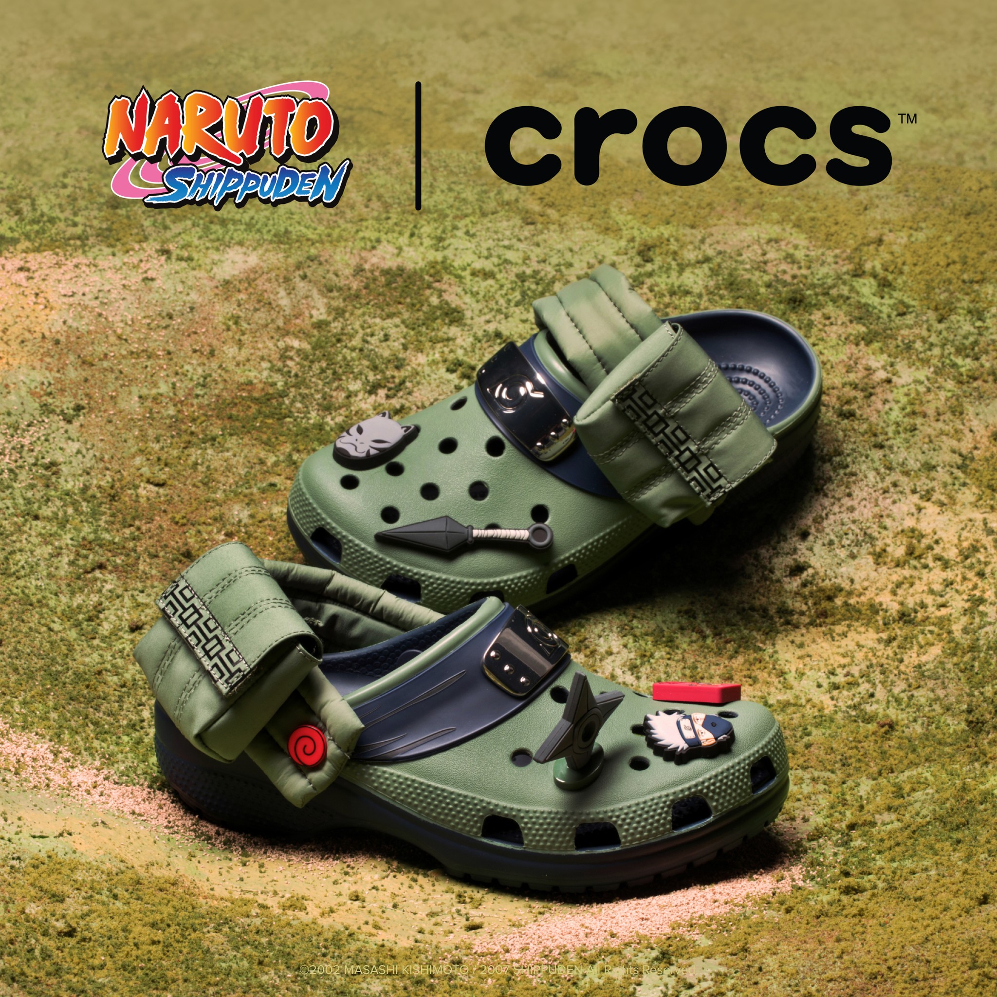 美中古 コラボ商品 25cm NARUTO CROCS 正規品 希少