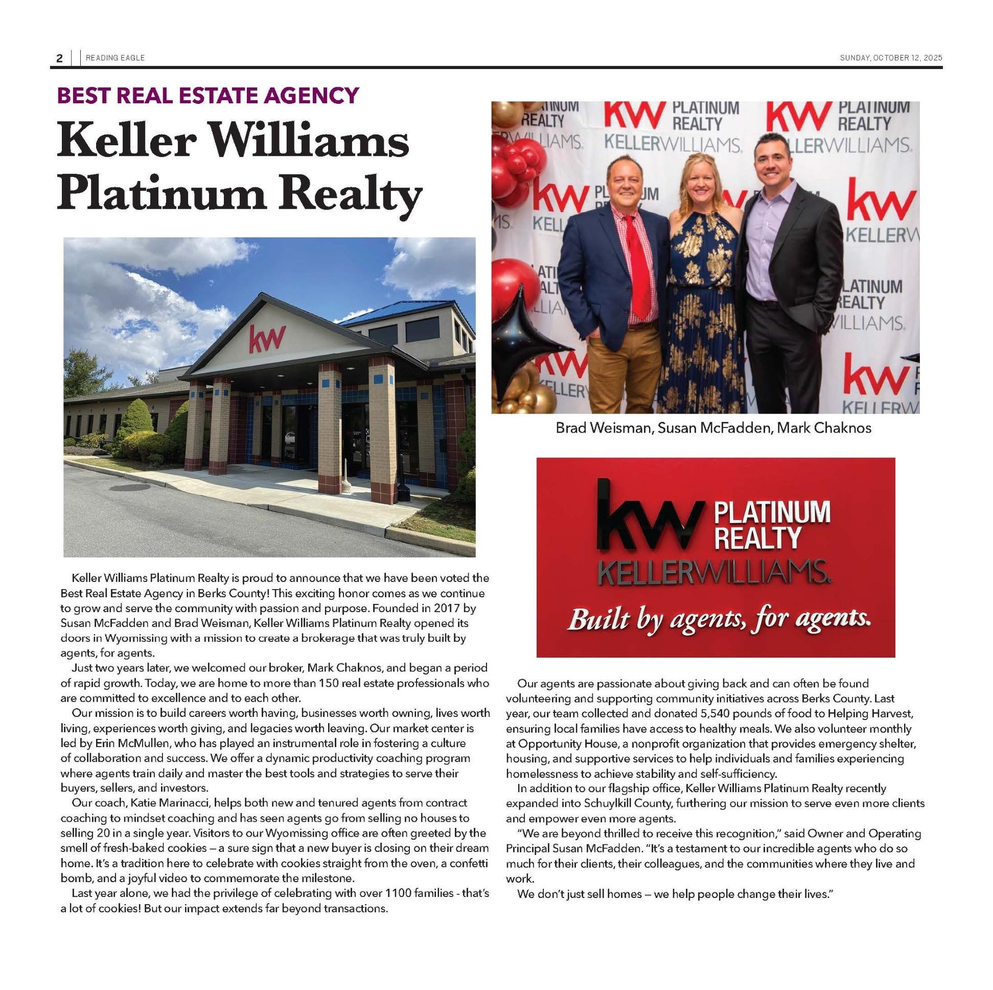 Keller Williams Platinum Realty | Wyomissing PA