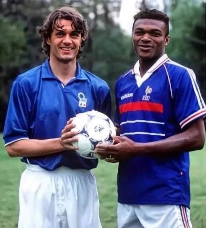Paolo Maldini and Marcel Desailly at World Cup France98!!