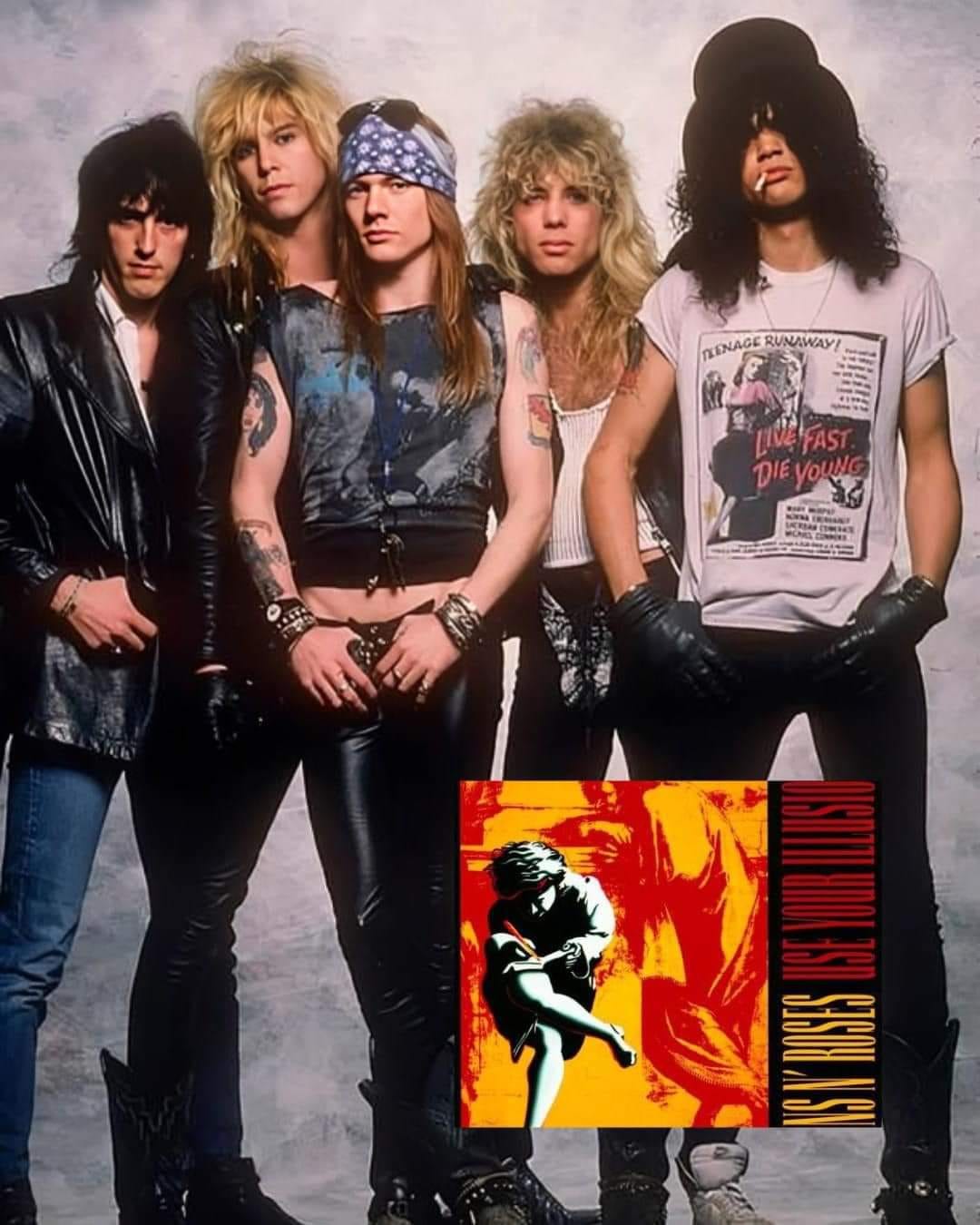 Guns N' Roses was captured during a rare, transitional window in