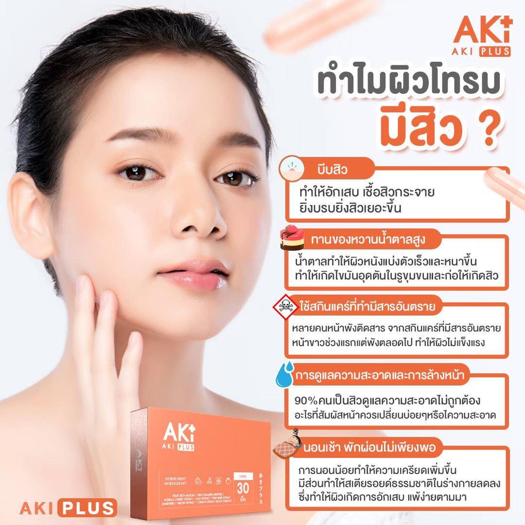 สิว ปัญหาที่ไม่จิ๋ว... - AKI PLUS - เพจหลักบริษัท | Facebook