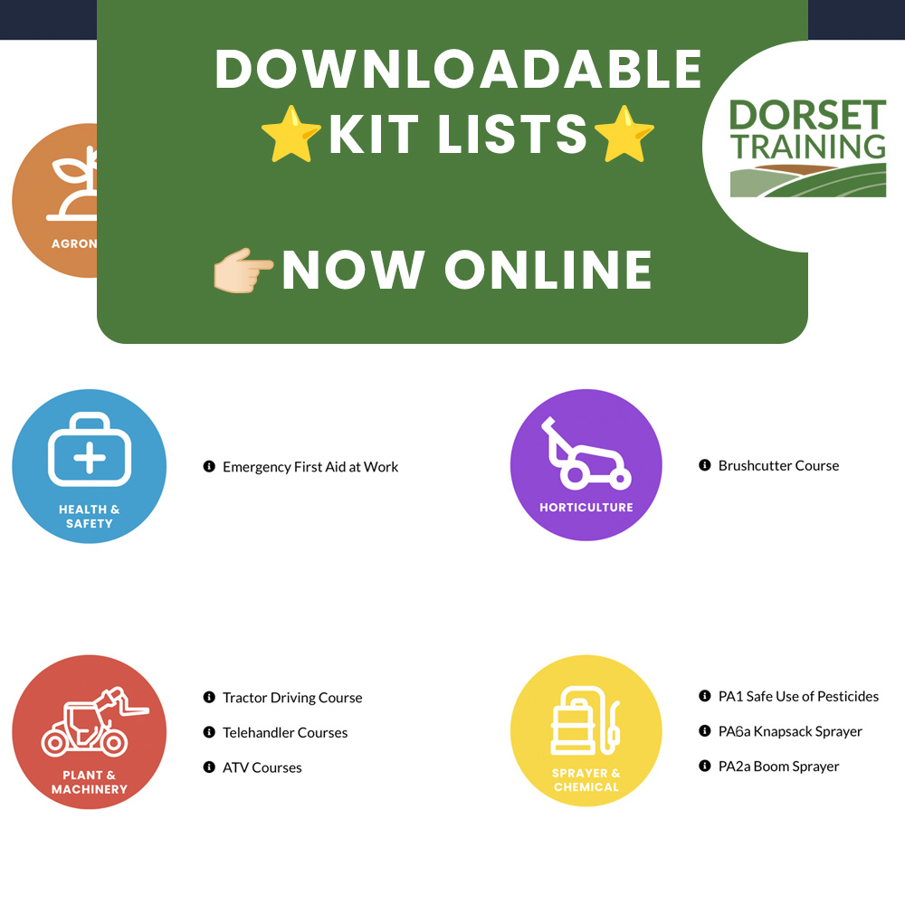 Dorset Training - 🛠️ Access Your Course Kit Lists Now! 📦...