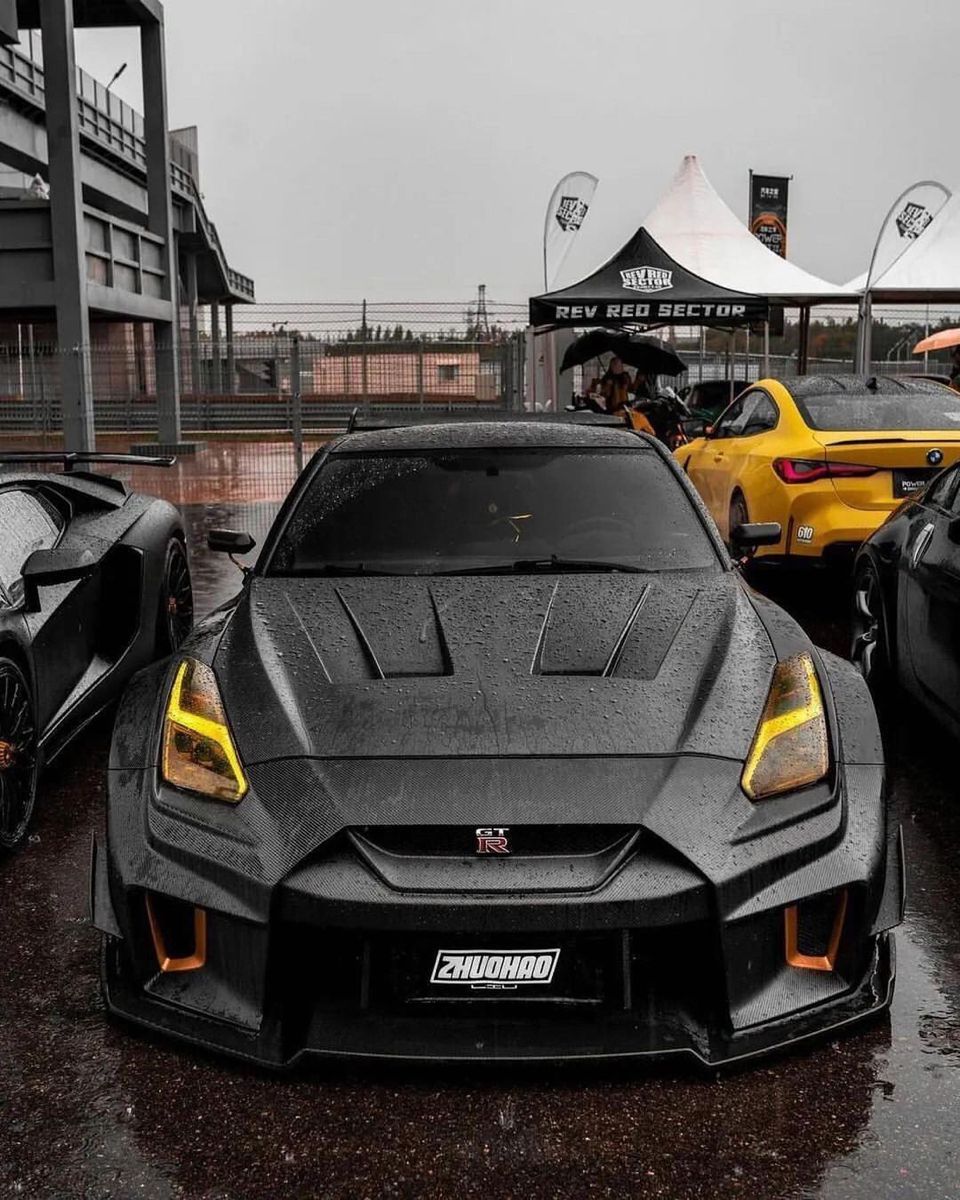 Shine-Graffix - Satin black wrap #GTR #nissanGTR #skyline #jdm #r33 # ...