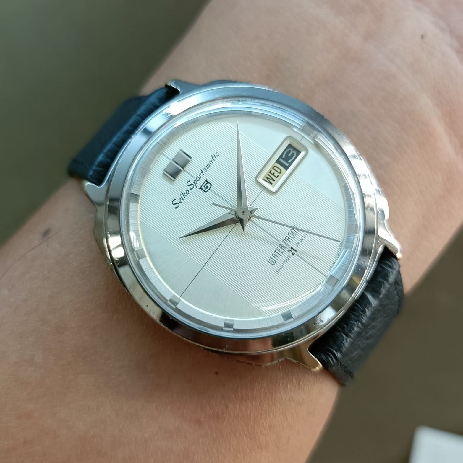 Seiko VK64 movement in Redwood Watches