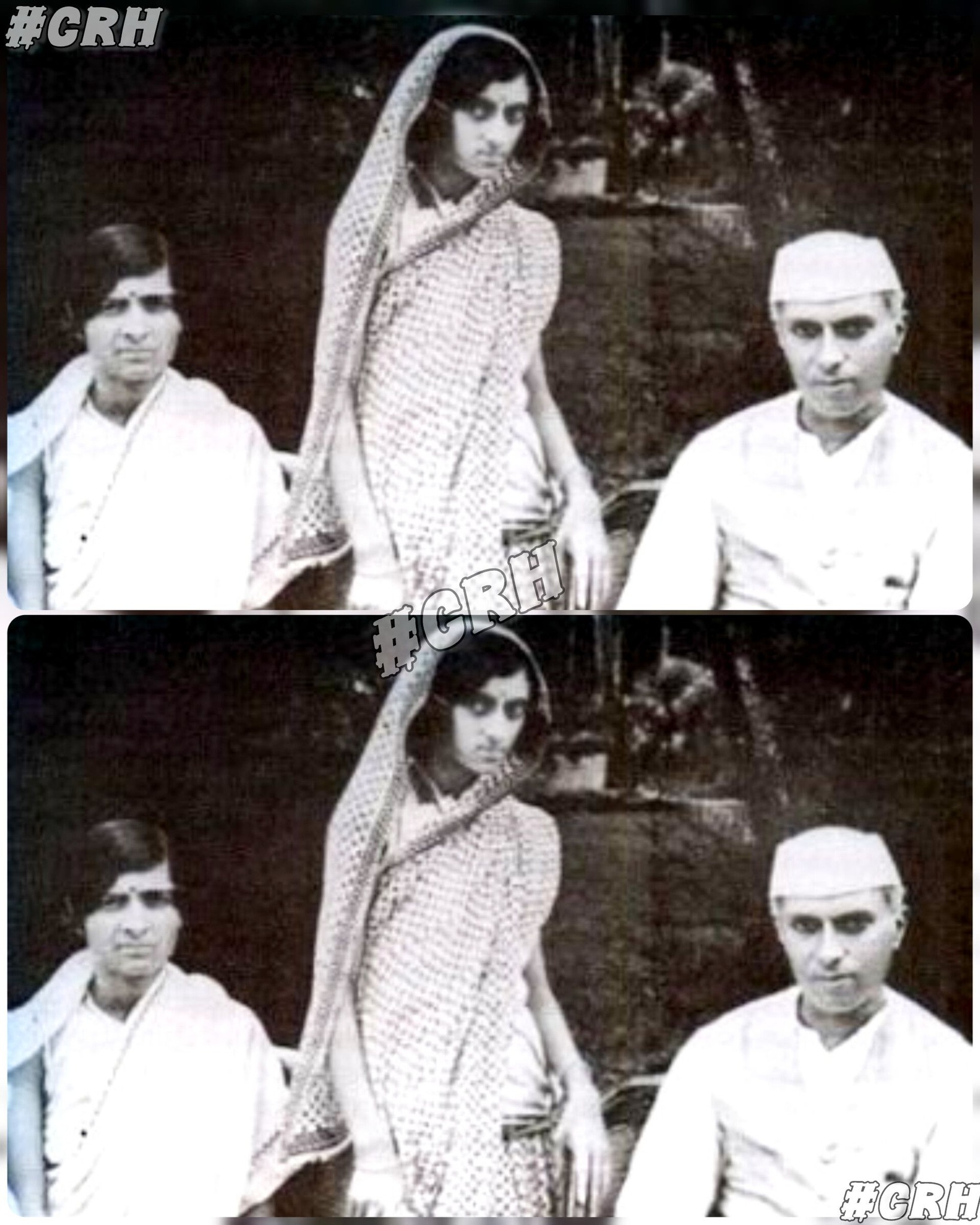 Rani - Are yaar picture of Indira Gandhi with her parents parents📸 # ...