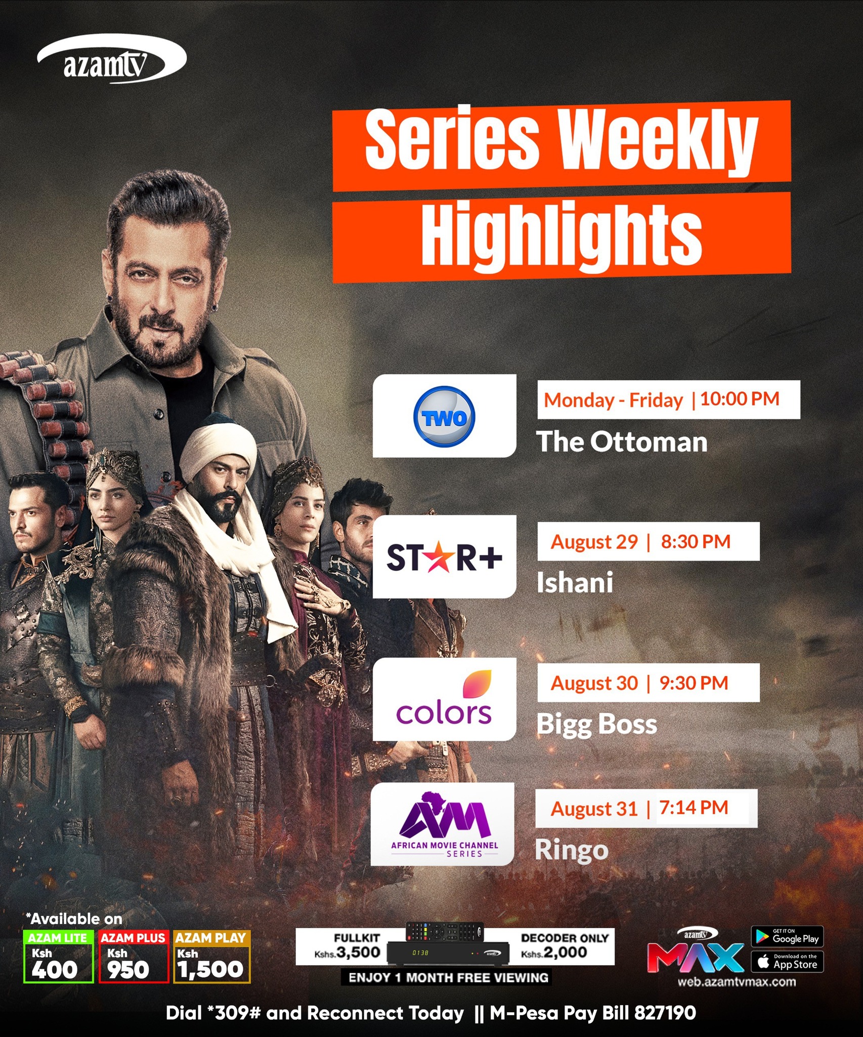 Azam TV Kenya - 🔥 Your favorite stories, all week long on... | Facebook