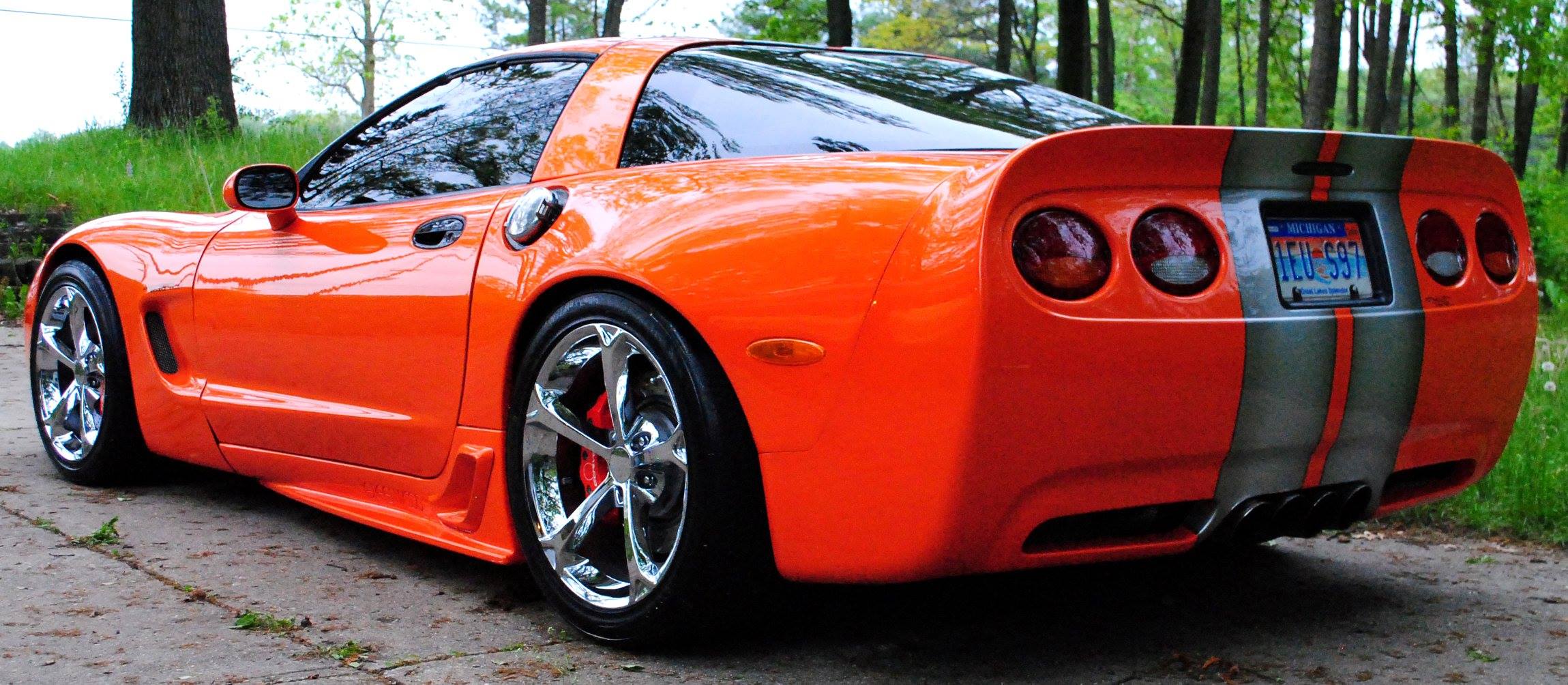 From black to custom orange... - Mitcher T Custom Painting