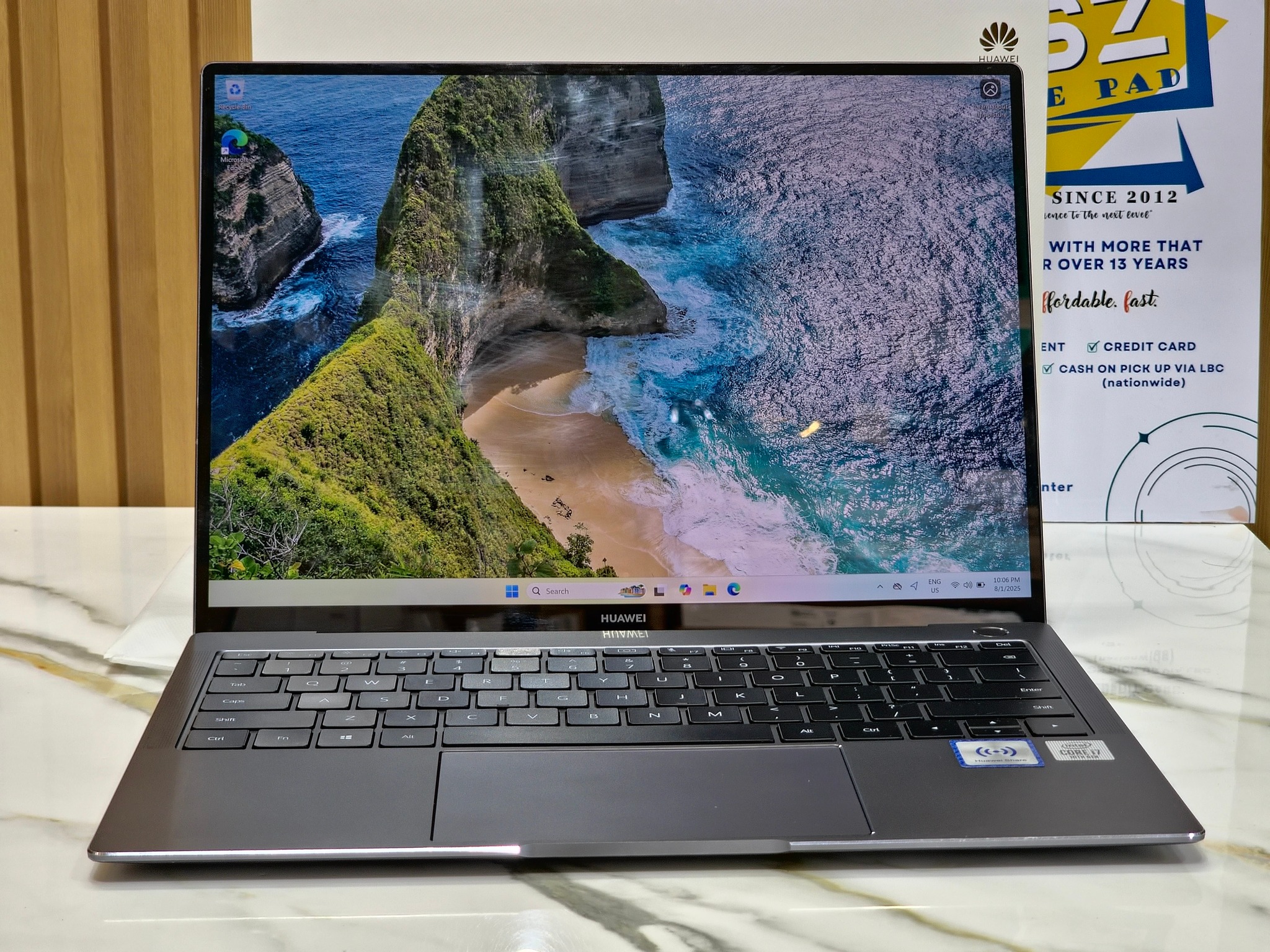 Huawei MateBook X Pro MACHC-WAE9B 13.9 inch Touchscreen i7 10510U 