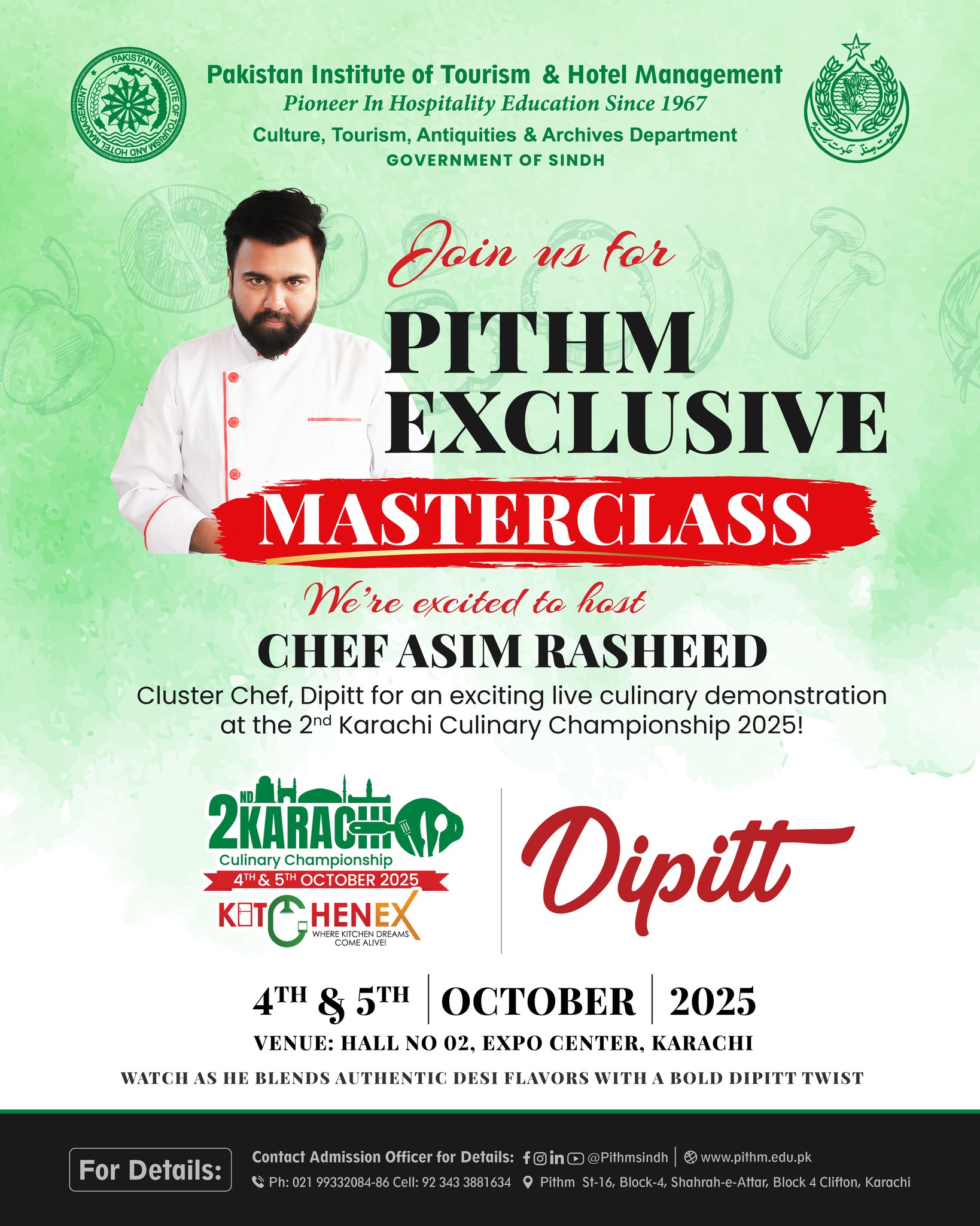 Pakistan - 🍴 PITHM Exclusive Masterclass at Kitchen-Ex 🍴 We’re thrilled ...