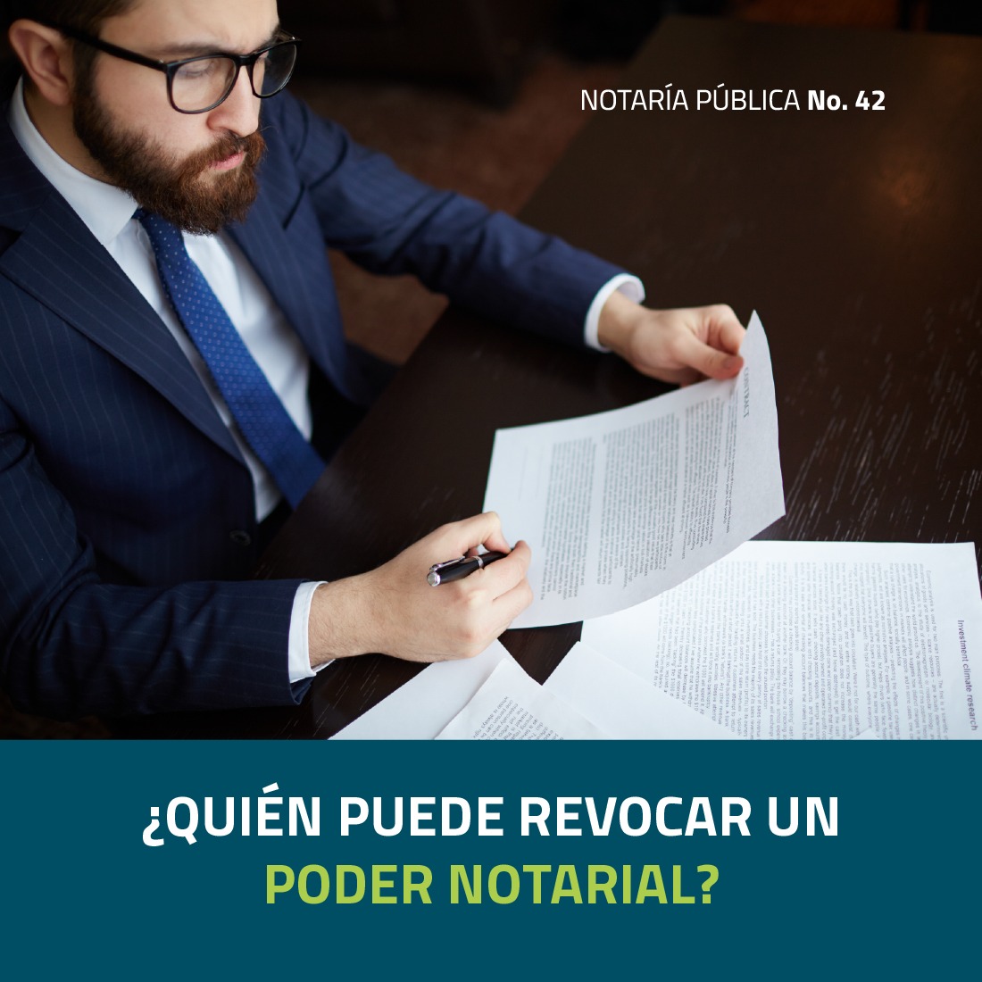 El poderdante es la persona que... - Notaría 42, Puebla, Pue.
