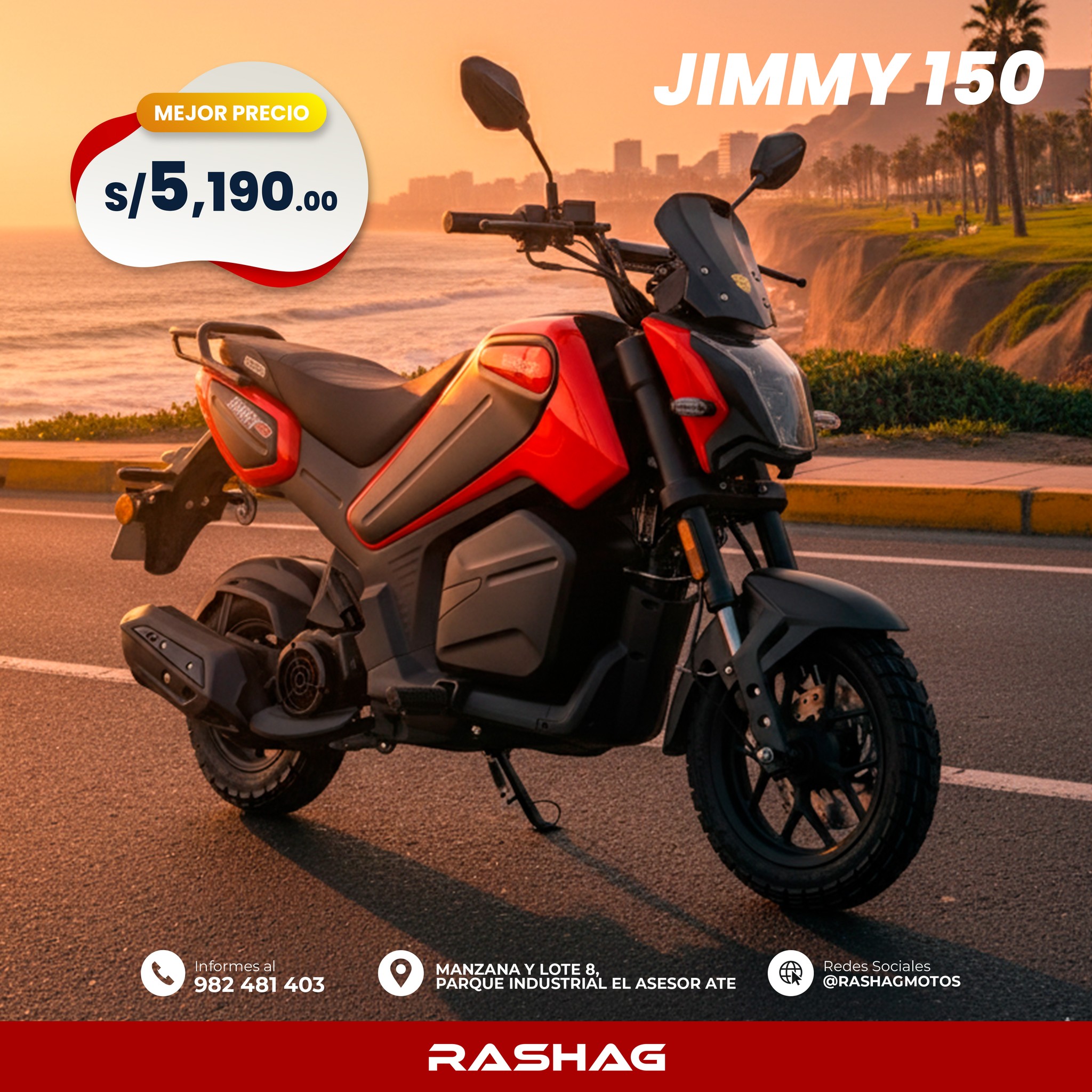 Rashag - 🏍️ ¡La libertad tiene un nuevo nombre! La Jimmy 150 llega con ...