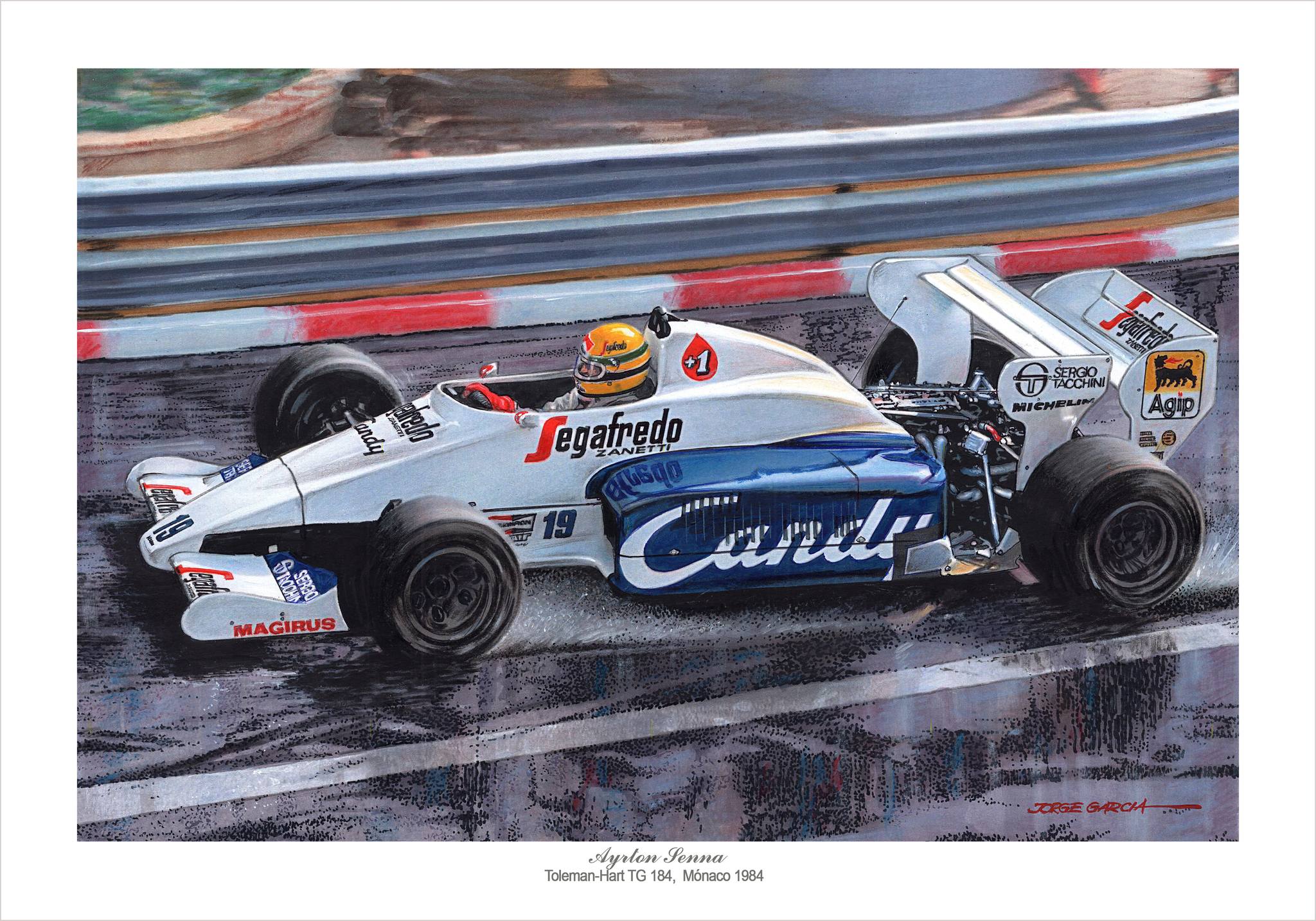Ayrton Senna, Grand Prix Of Monaco Toleman-Hart TG184, June 1984