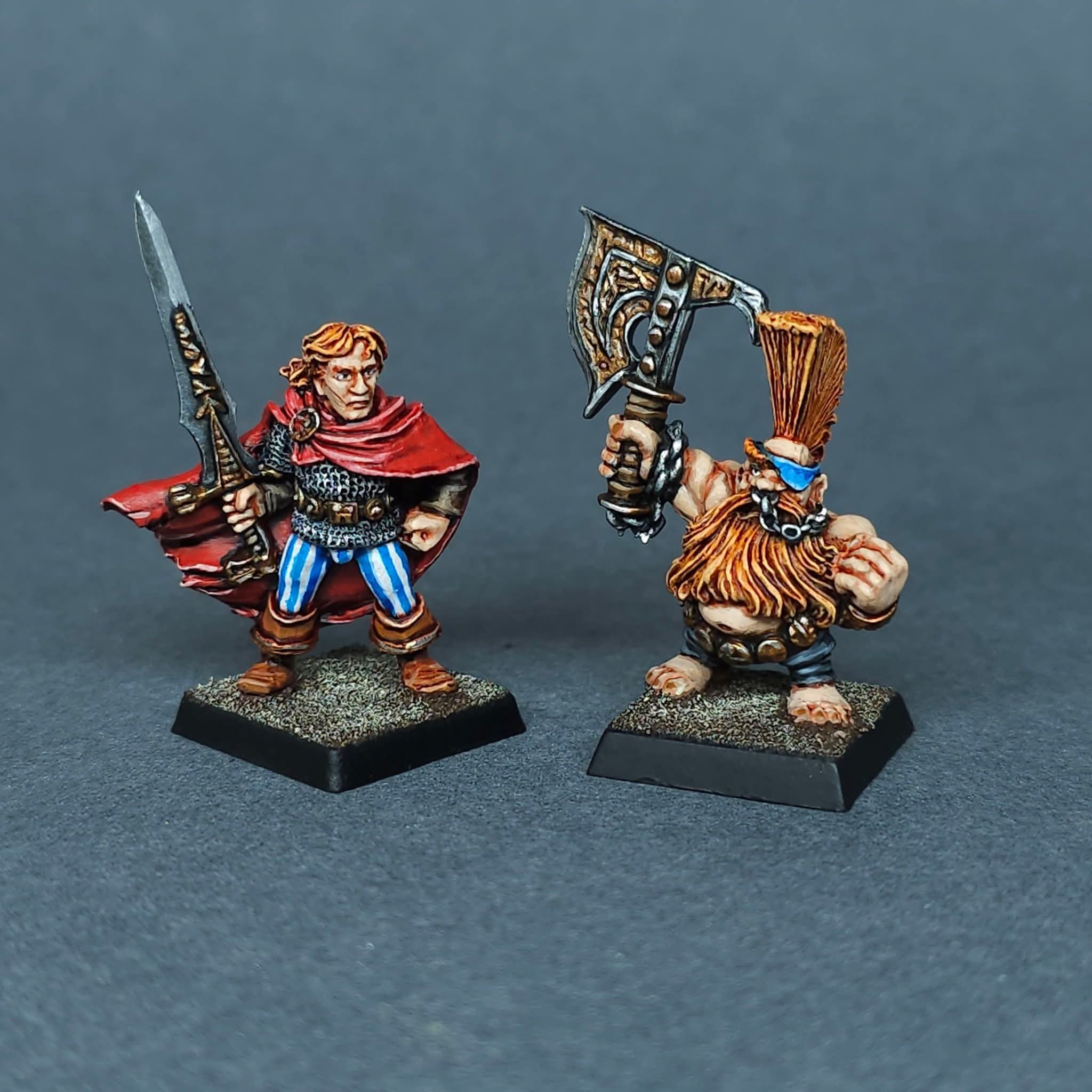 Hello fig pushers, Gotrek and Felix, heroes of the old world