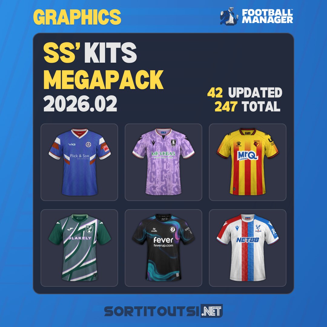 Football - 🚨 SS' Kits Megapack V2026.02 is out now! 👕 Featuring near ...