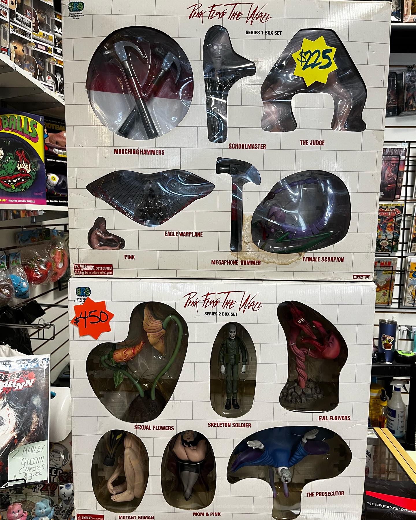 Pink Floyd The Wall figures series 1 & 2 at GG's Emporium