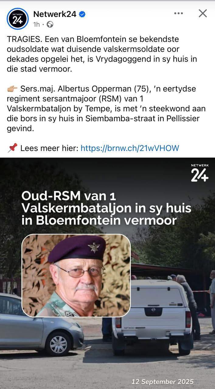 RMVO - RMVO-SA Voorsitter en lede van die bestuur betuig simpatie, deel ...