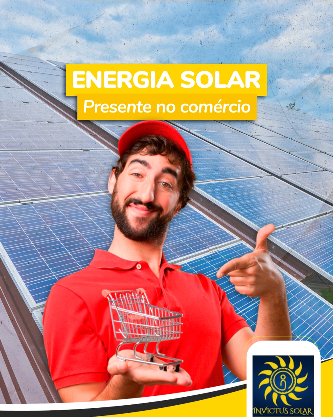invictussolar - 🏪 Energia solar presente no comércio! 📲 Faça seu ...