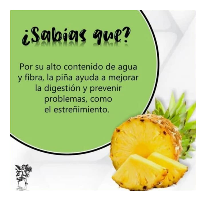 Angel - La piña tiene una enzima digestiva conocida como bromelina, una ...