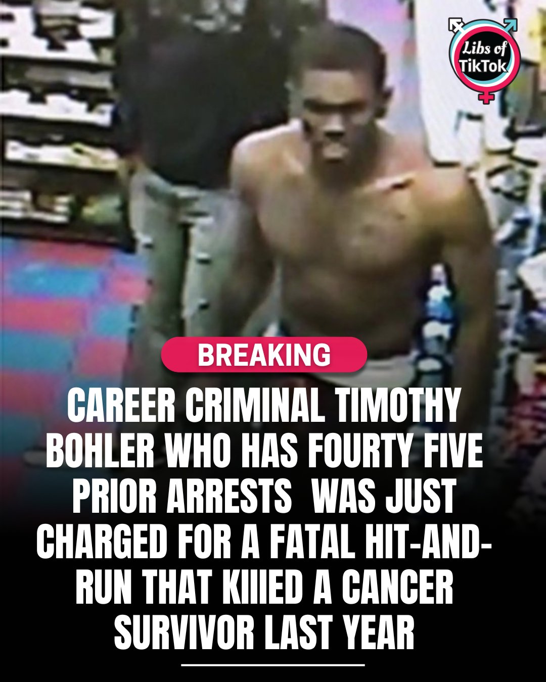 Libs of Tik Tok - BREAKING: Career criminal Timothy Bohler... | Facebook