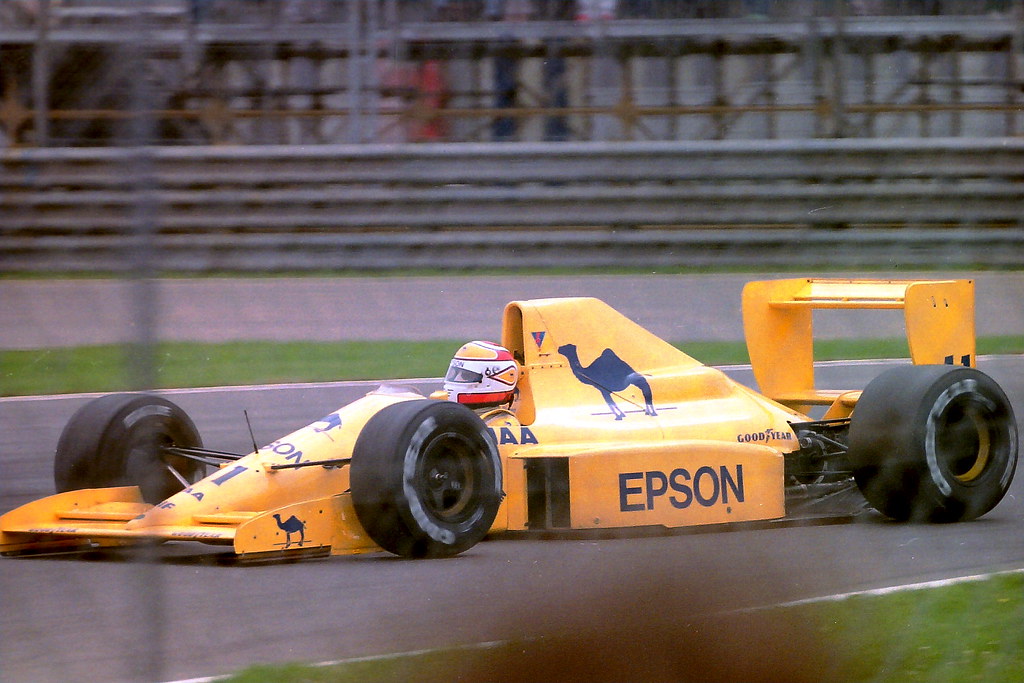 Nelson Piquet at Camel Lotus 101 V8 Judd - Japanese Grand Prix - 1989.