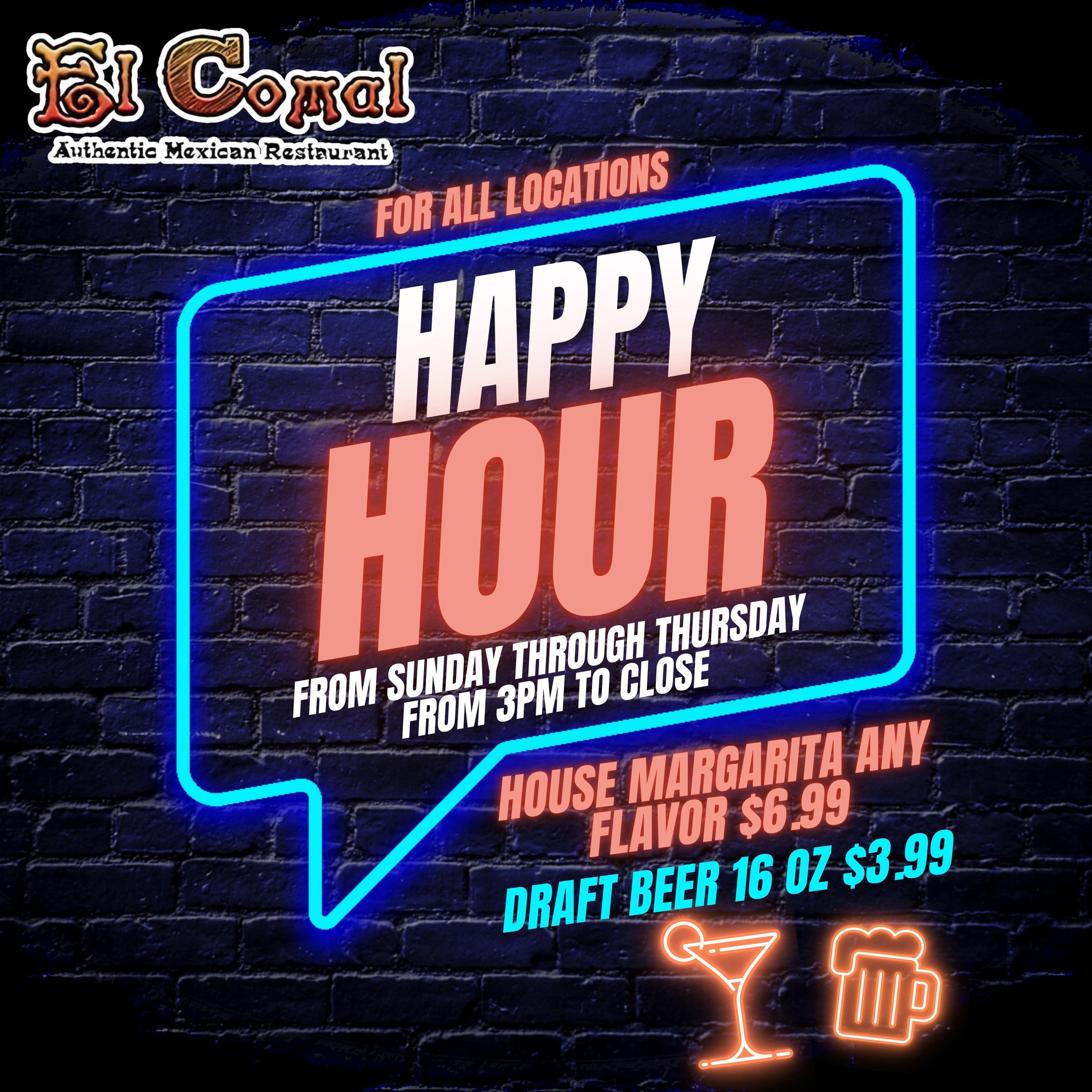 El - 🎉 Happy Hour Alert! 🎉 . Join us for an amazing Happy Hour from ...