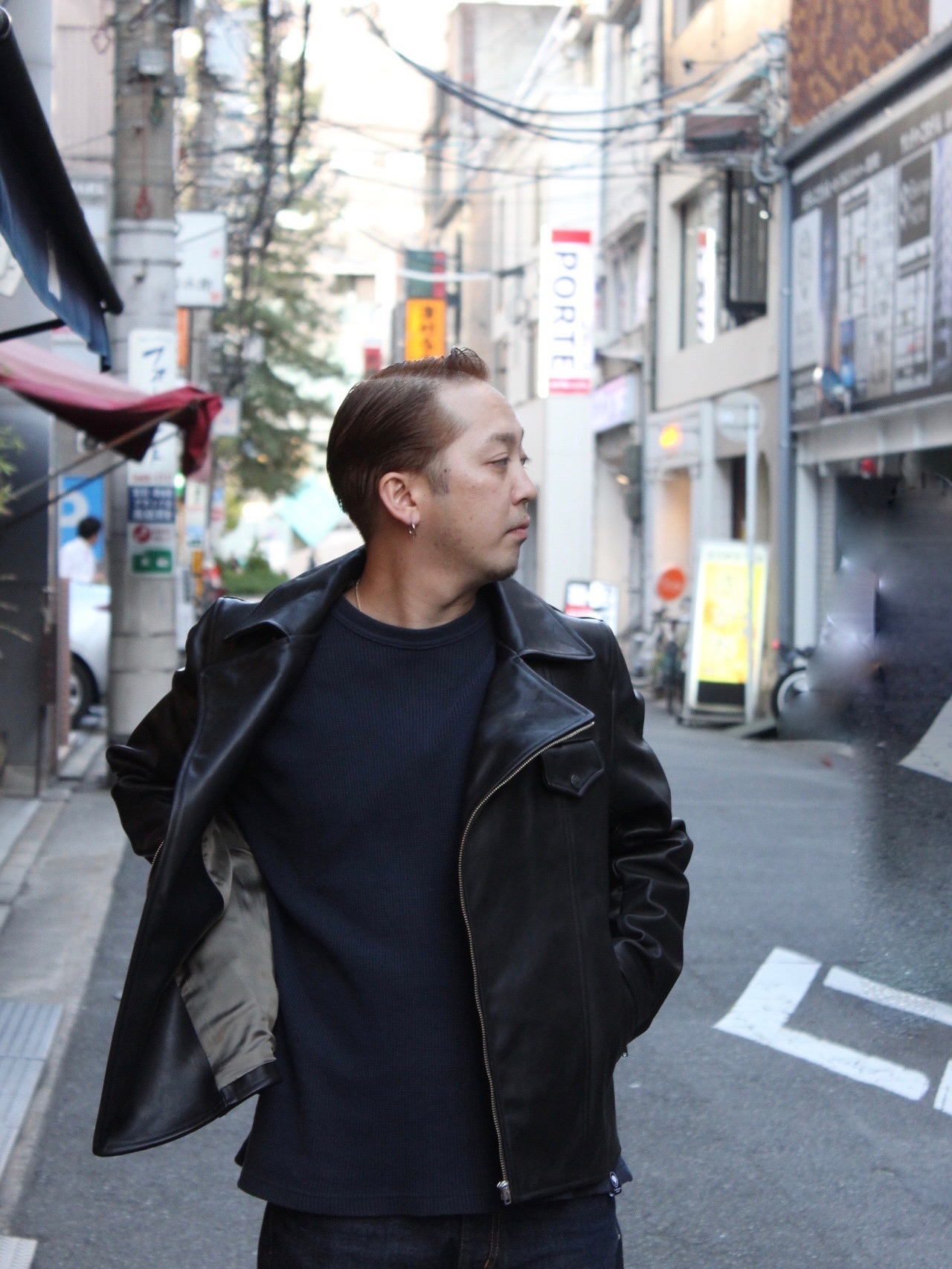 RATS Style Sample ⚫︎HORSE INNER LEATHER JACKET Sample : Mサイズ 
