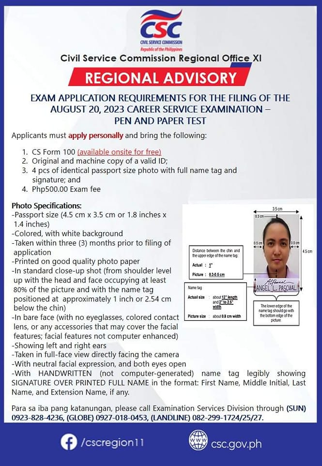Civil - EXAM APPLICATION REQUIREMENTS FOR THE FILING OF THE AUGUST 20 ...