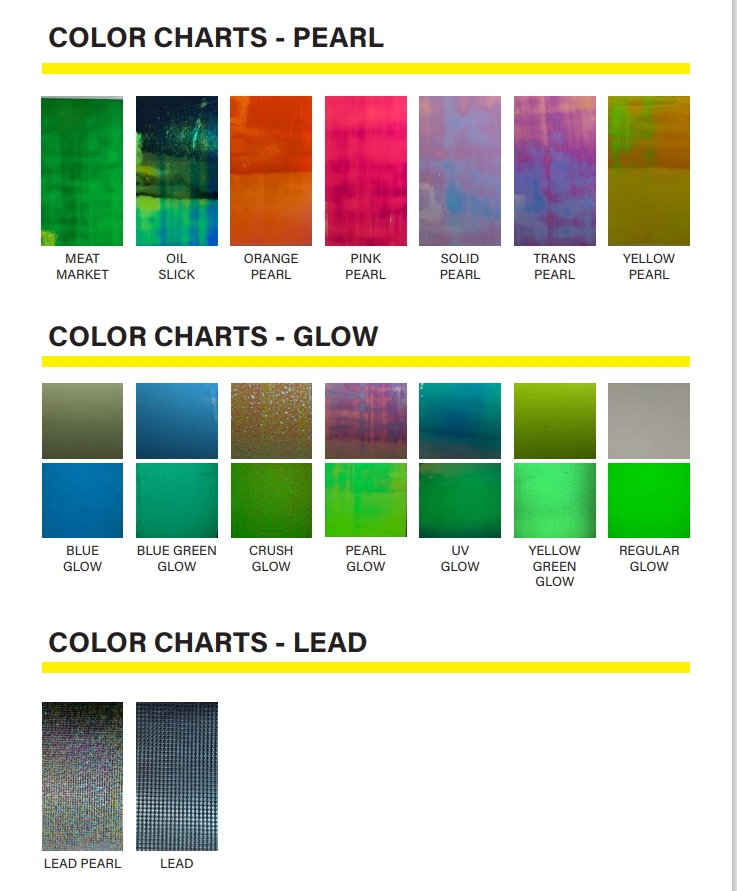 TLC tackle - Here is our color selection. We are adding...