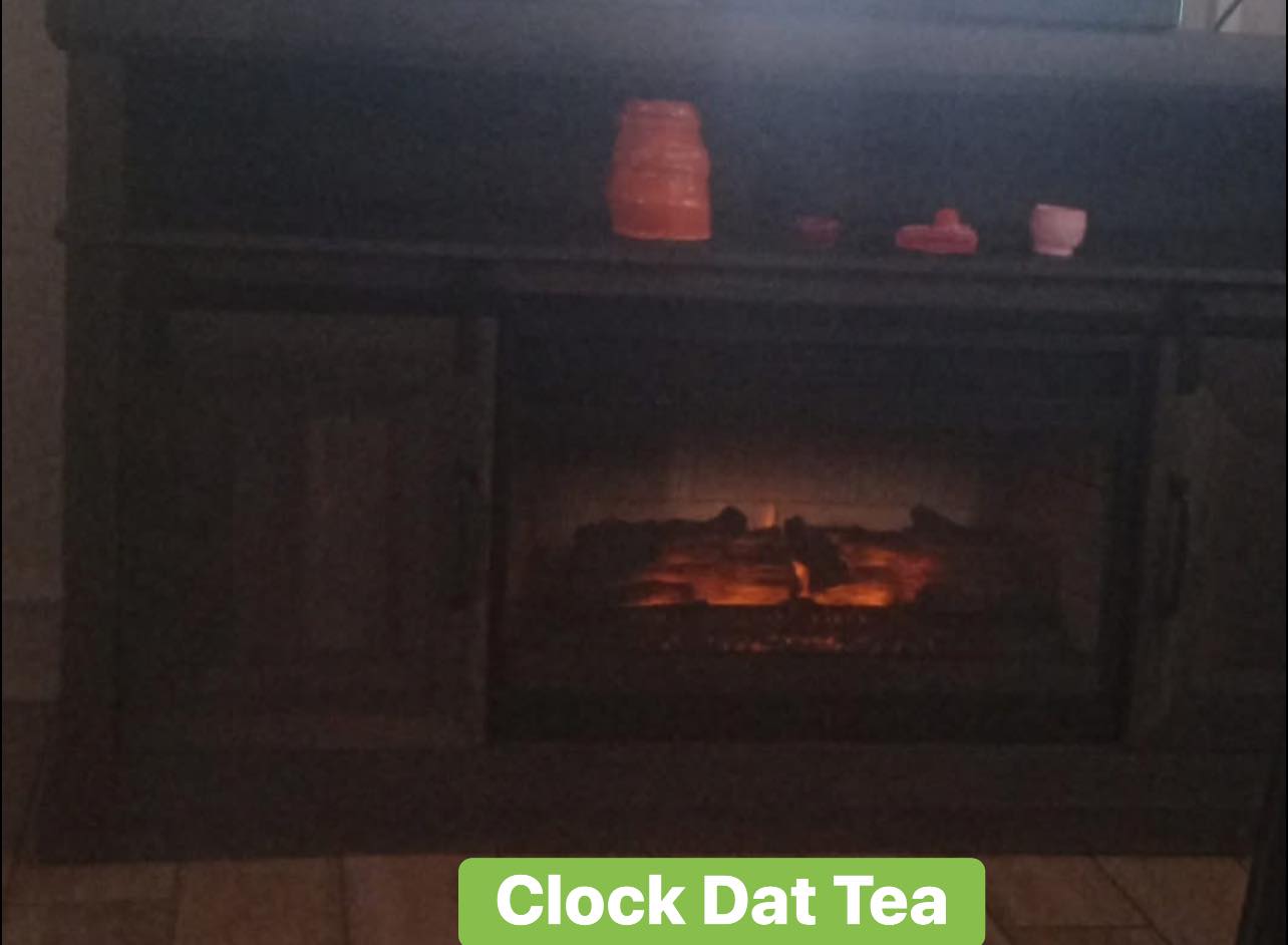 Clock - Big slo said pick up a broom and show your house… me at chair ...