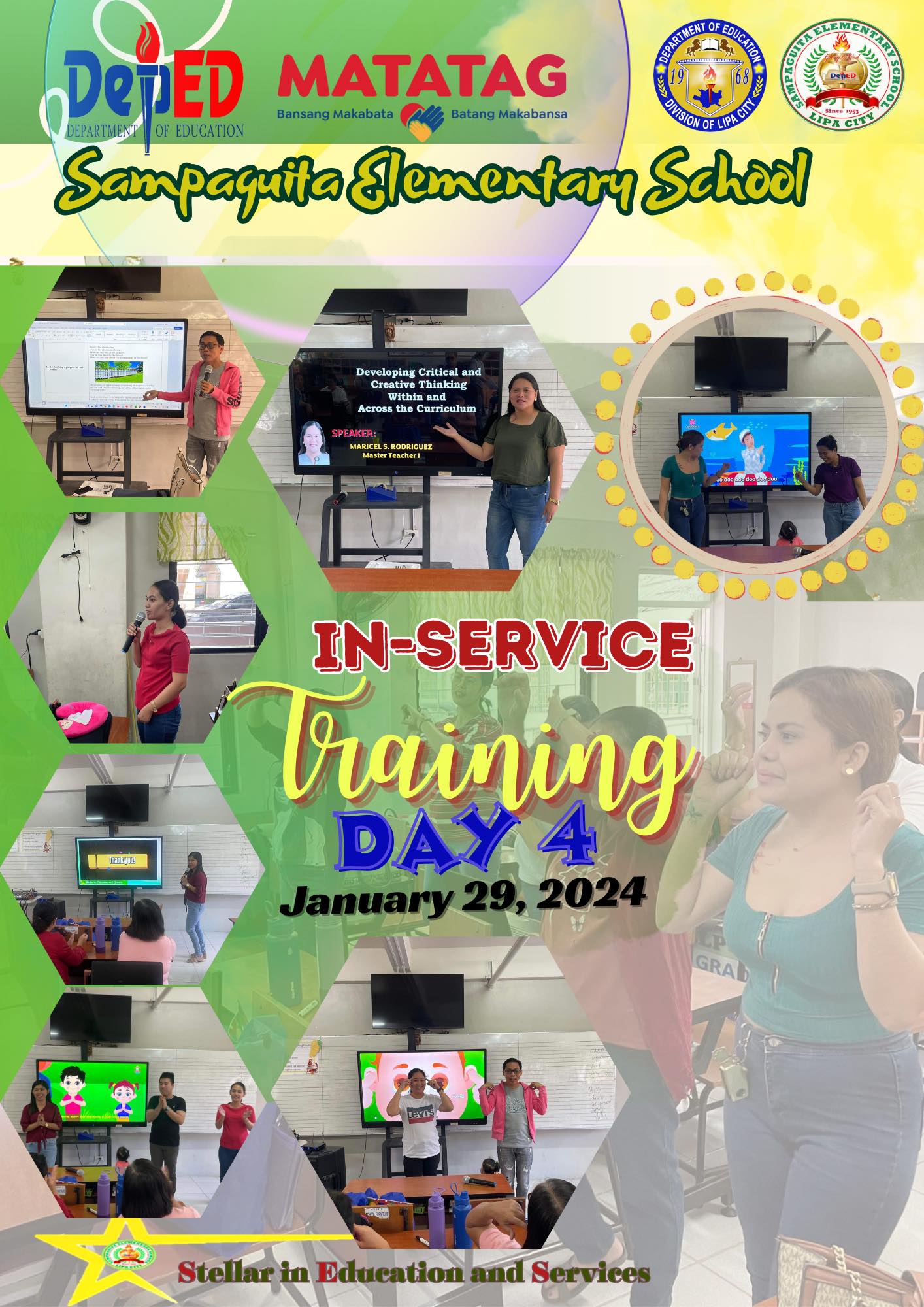Day 4 - INSET 2024... - DepEd Tayo Sampaguita ES - Lipa City | Facebook