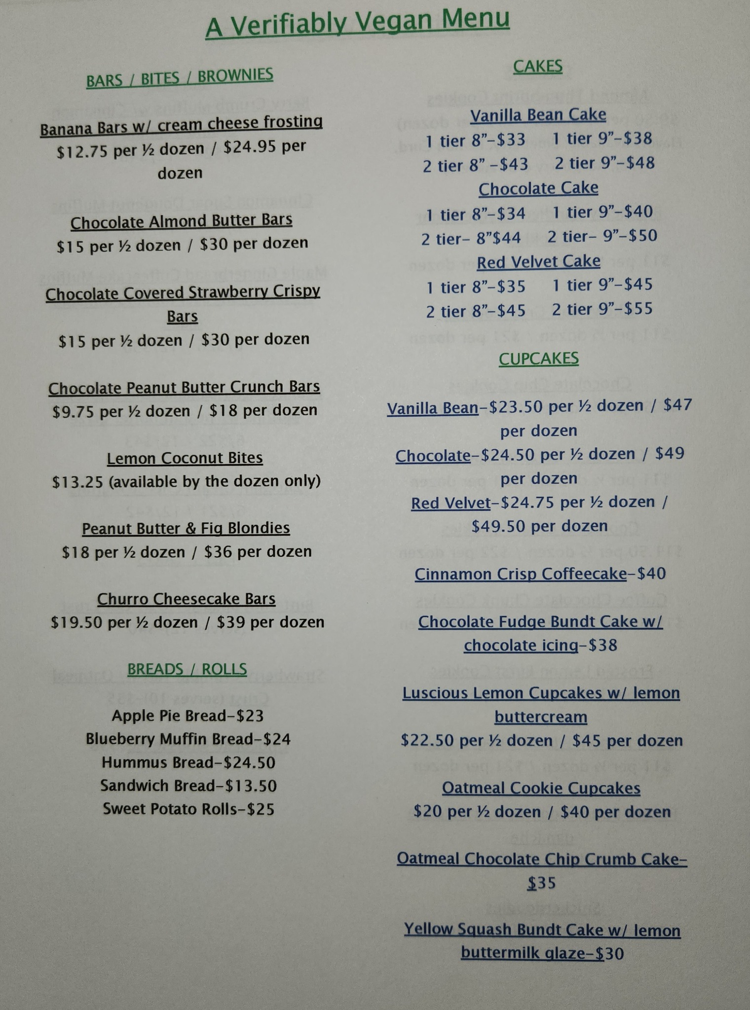 Our newly updated... - Ginger Roots Farm To Bakery Co. LLC | Facebook