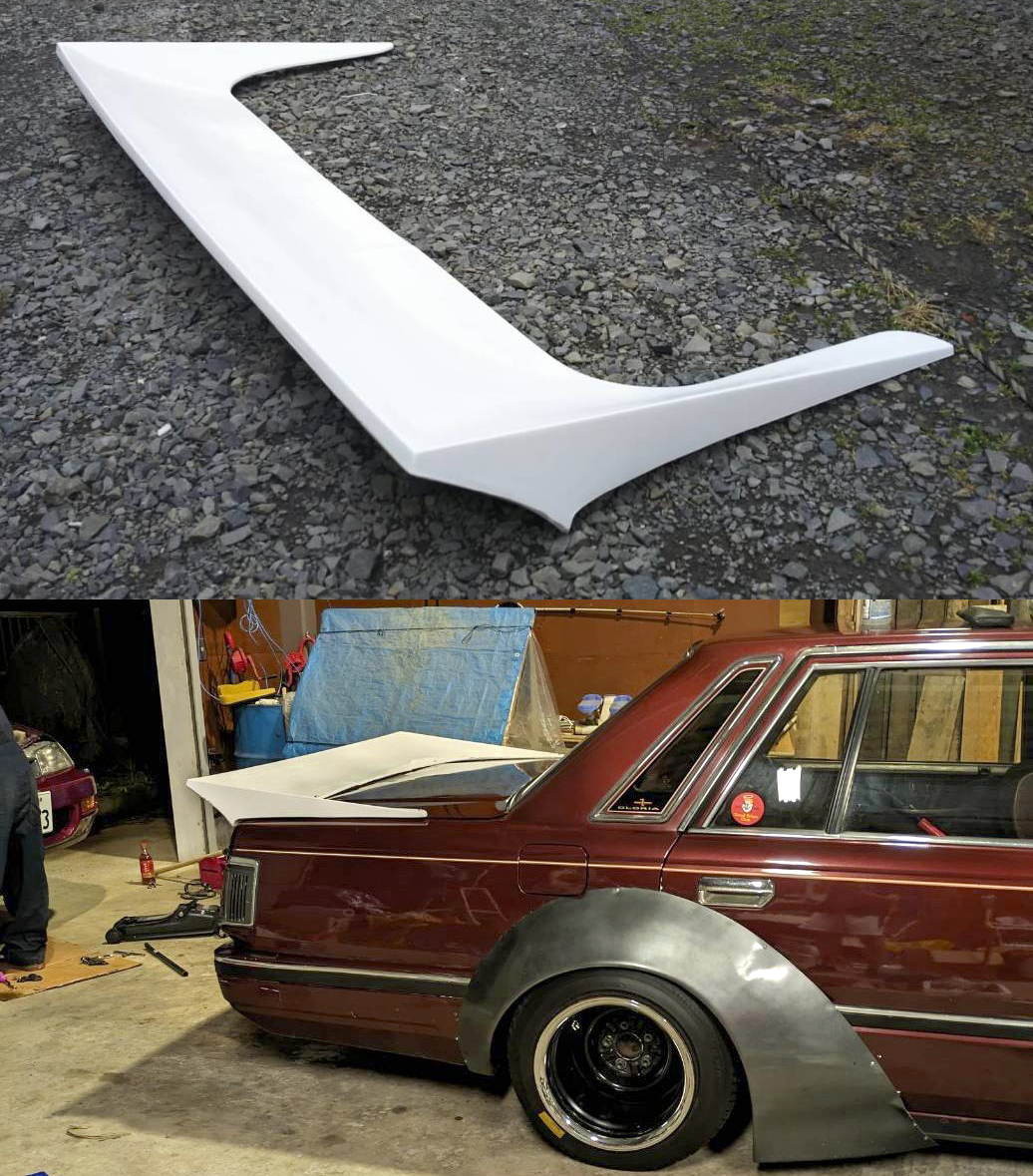 GX71 ウイング Found in Japan: The perfect wing for your boxy sedan - be it R31