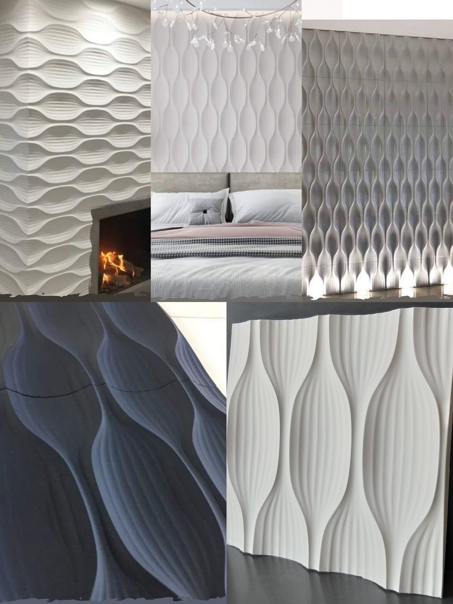 Fabrico placas de gesso 3d pedra decorativa revestimento paredes ...