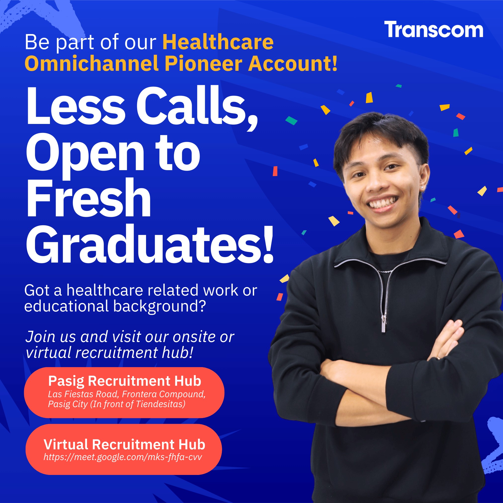 We’re hiring for our Pioneer... - Transcom Asia PH | Facebook