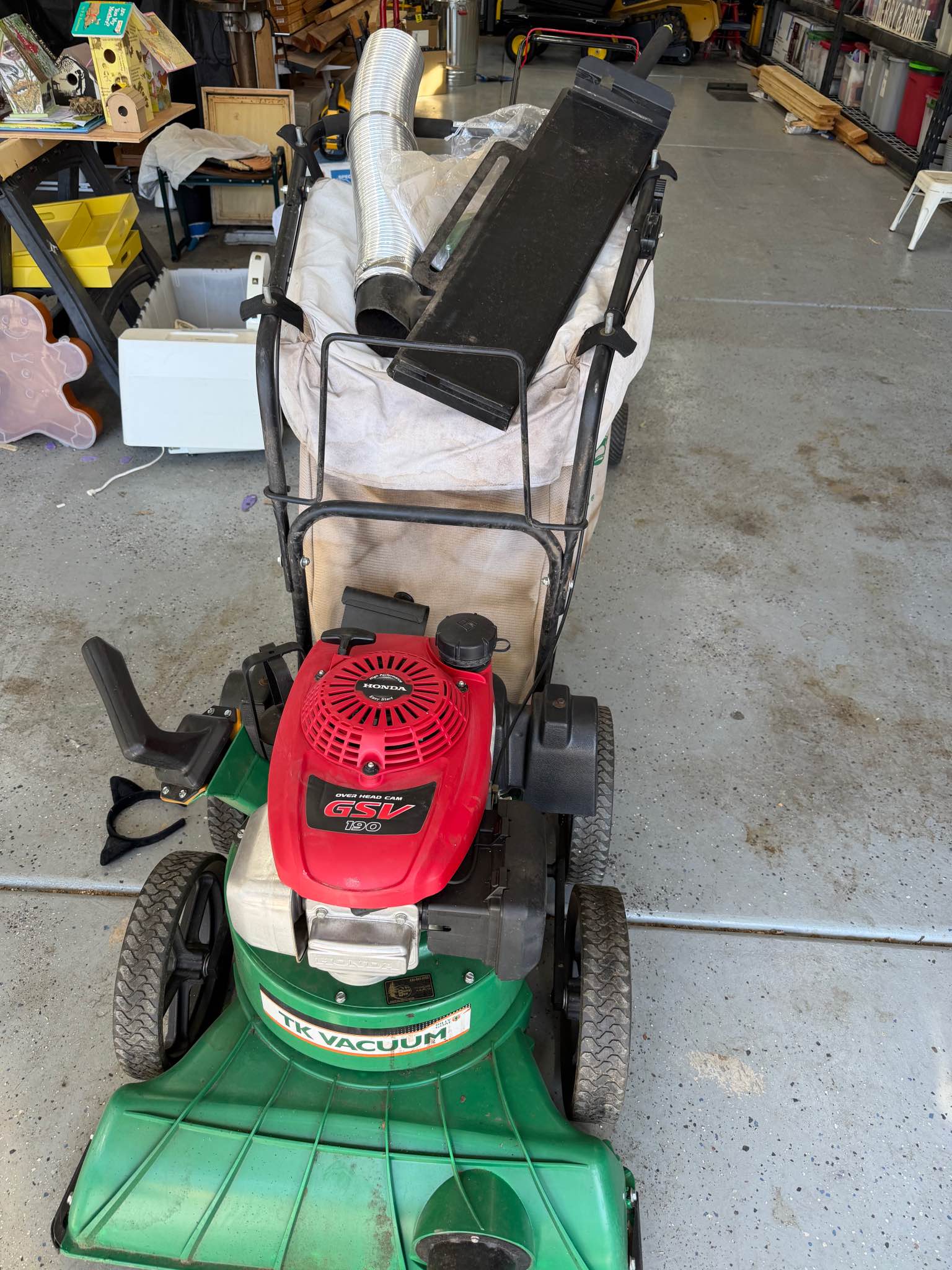 Mower, RV Valet, Billy Goat Leaf Vacuum, Golf Clubs, Honey Extractor ...