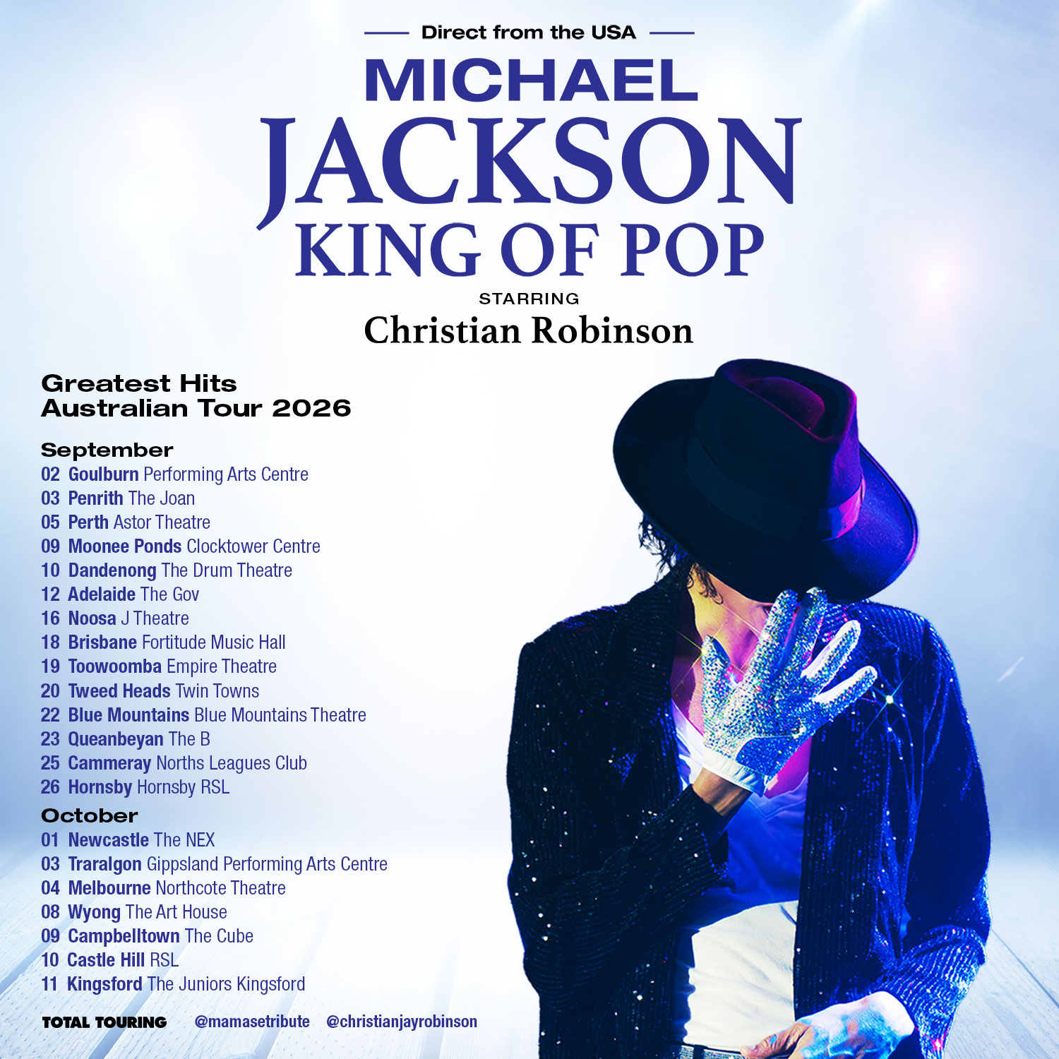 This is it! 👑 Direct from the USA, Michael Jackson – King of Pop