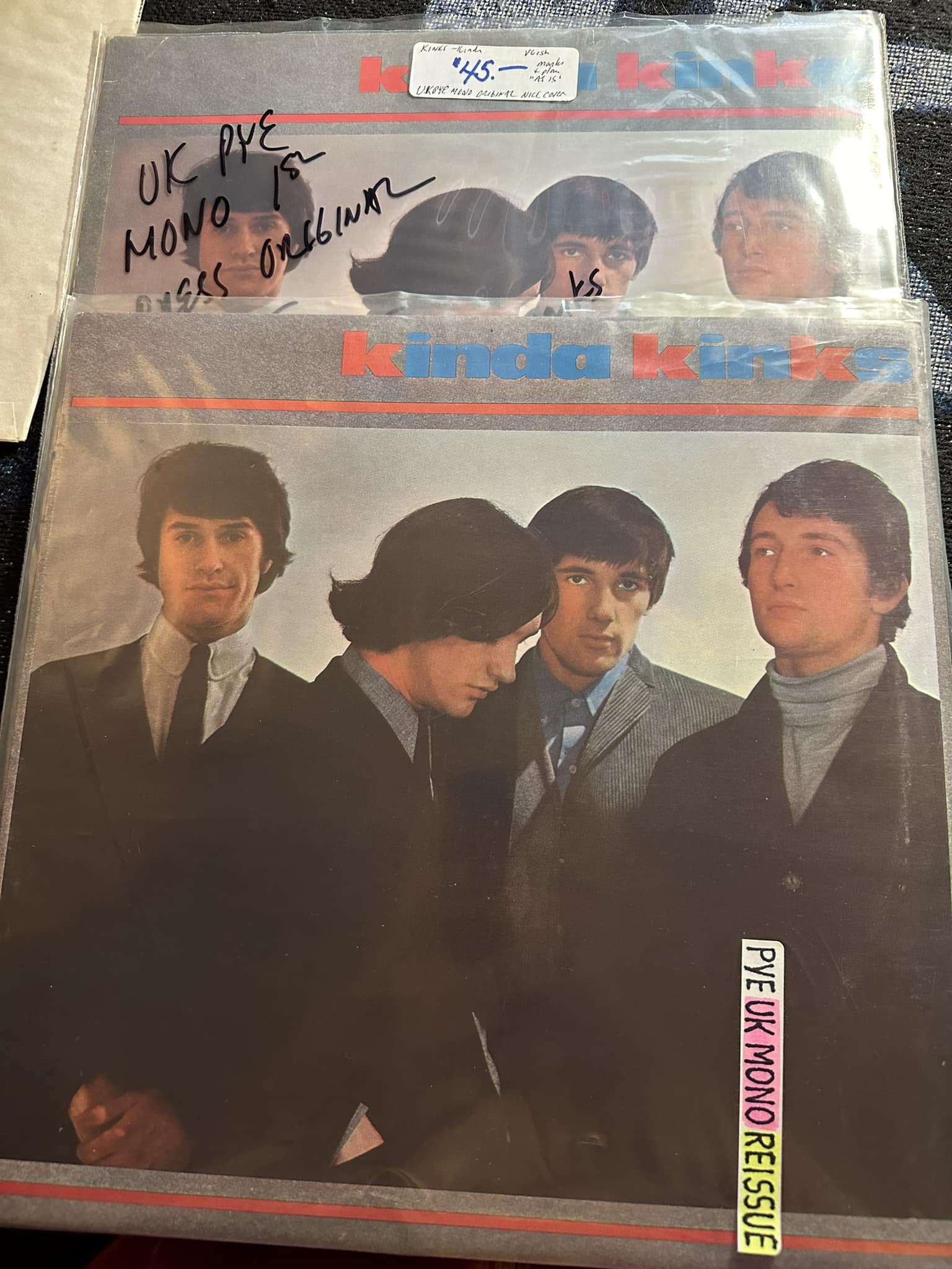 KINKS☆Same UK Pye Mono オリジナル My copy of The Kinks Greatest 