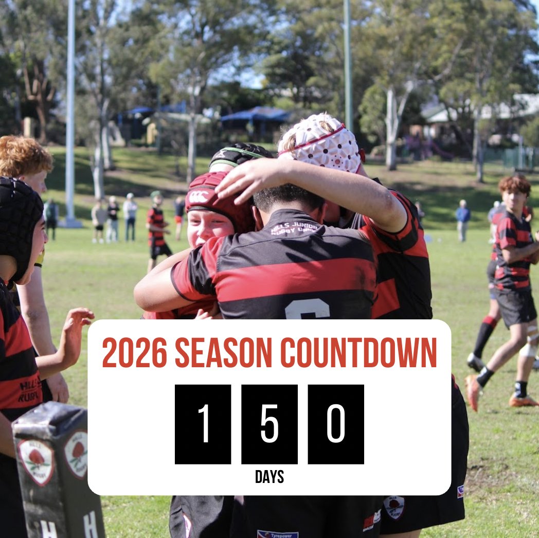 🏉 ️🖤 THE COUNTDOWN IS ON!... - Hills Junior Rugby Union Club | Facebook