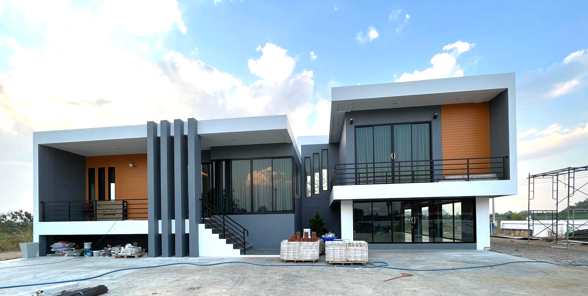 แบบบ้านโมเดิร์น Modern-บ้านป่าตาลโมเดอเรท