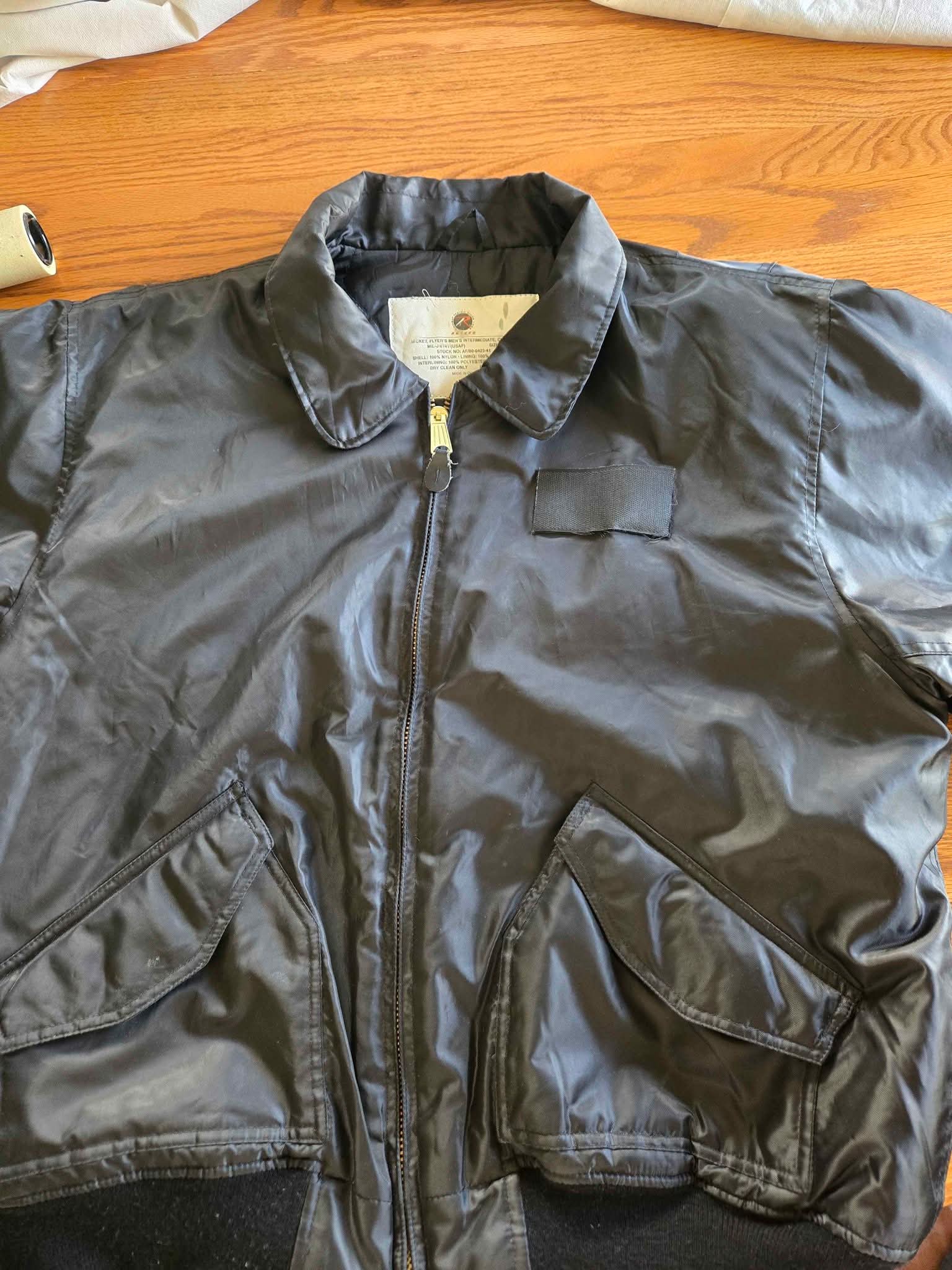 This is a Rothco CWU-45P Flight Jacket . It