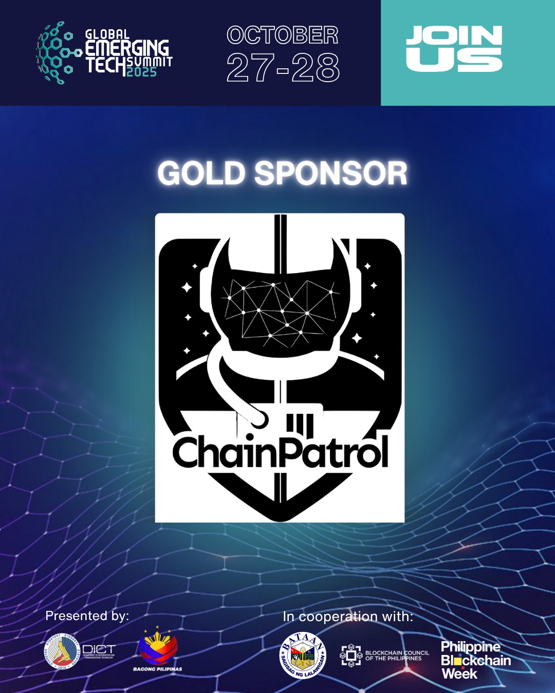 Philippine - 🌟 Gold Sponsor Feature We’re honored to have Chain Patrol ...