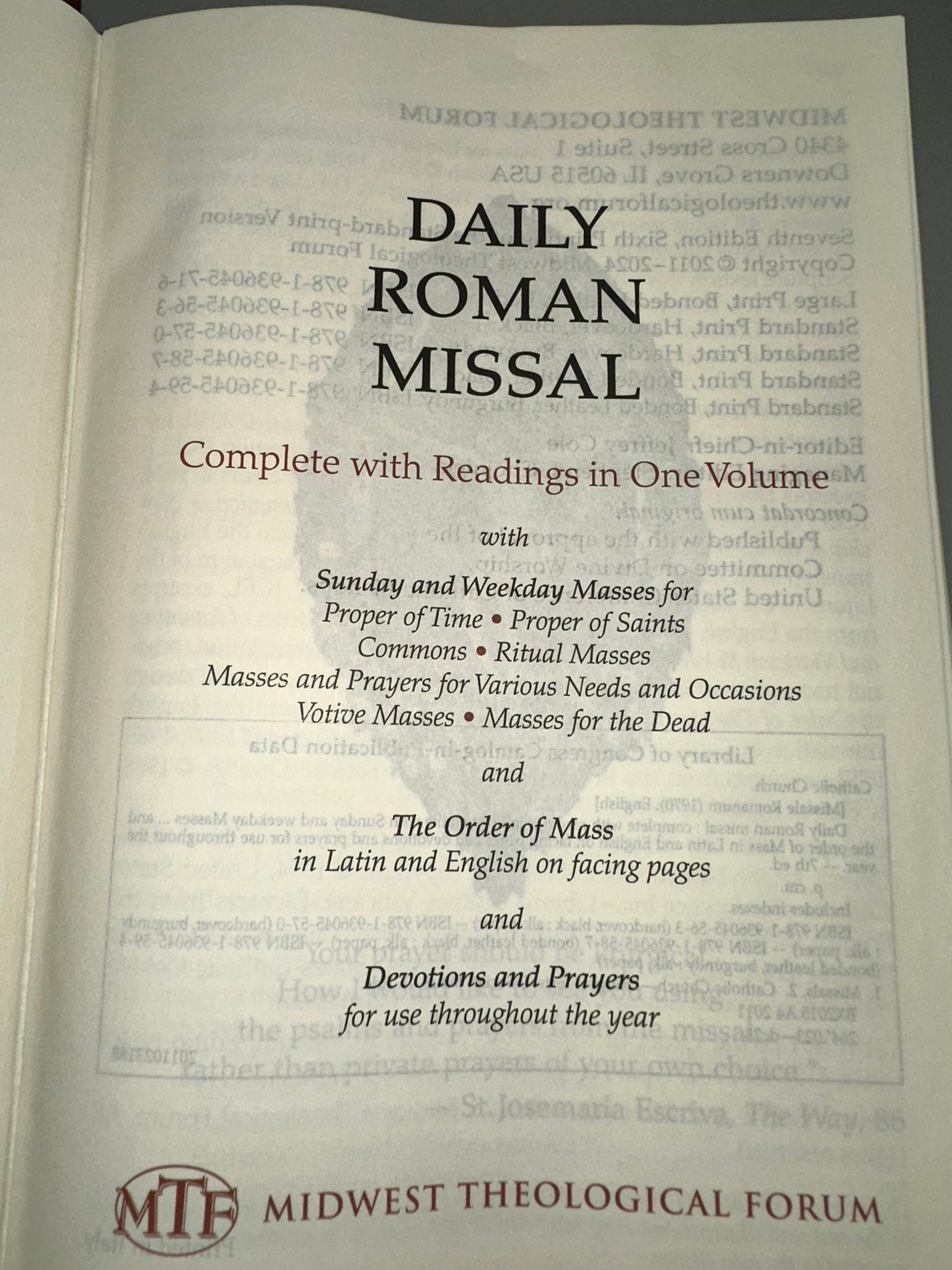 Archie Elias - Now Available! 📖 The Daily Roman Missal... | Facebook