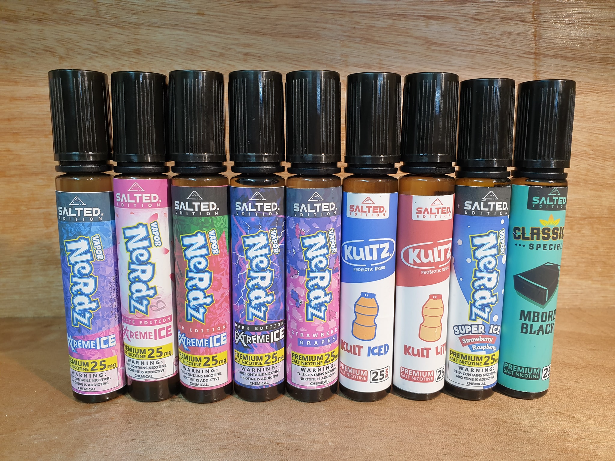 extreme ice vape juice Salted P250 25mg 30ml Nerdz Original Nerdz Extreme Ice White Nerdz Extreme Ice Dark Nerdz Extreme Ice Red Nerdz Strawberry Grapes Nerdz Super Ice Kultz Lite Kultz Ice Mboro Black Select Flavor ::Cherry Cola Ice ice ice GLÓRIA AO DEUS DE