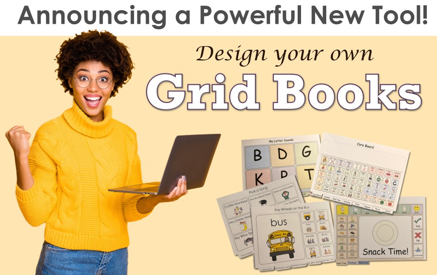 LessonPix - Introducing our newest feature: Grid Books! Yay!!! Learn ...