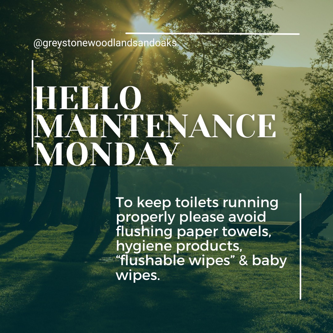 Good Morning & Happy Monday.... - Greystone at The Woodlands