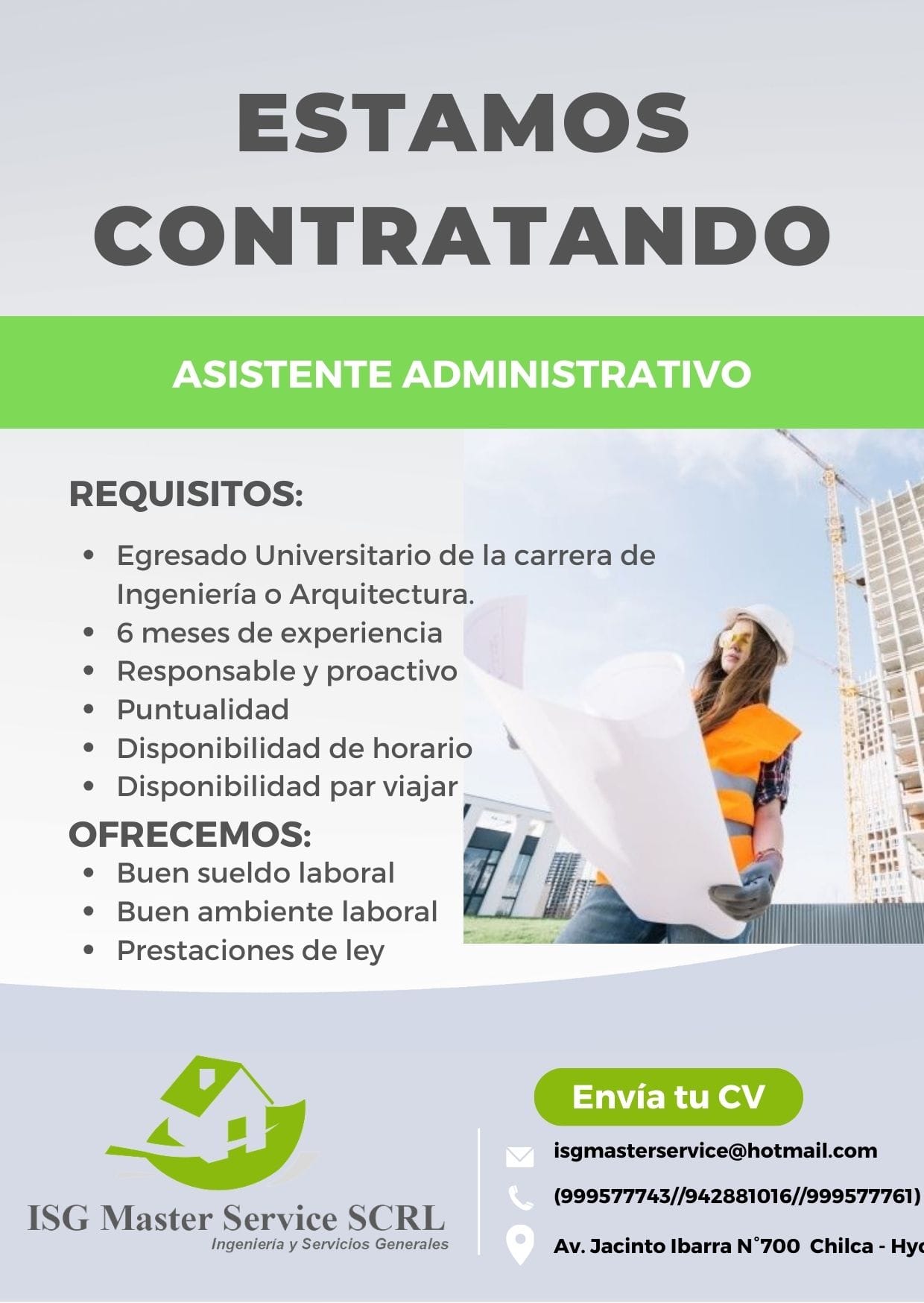 ISG Master Service SCRL | La victoria