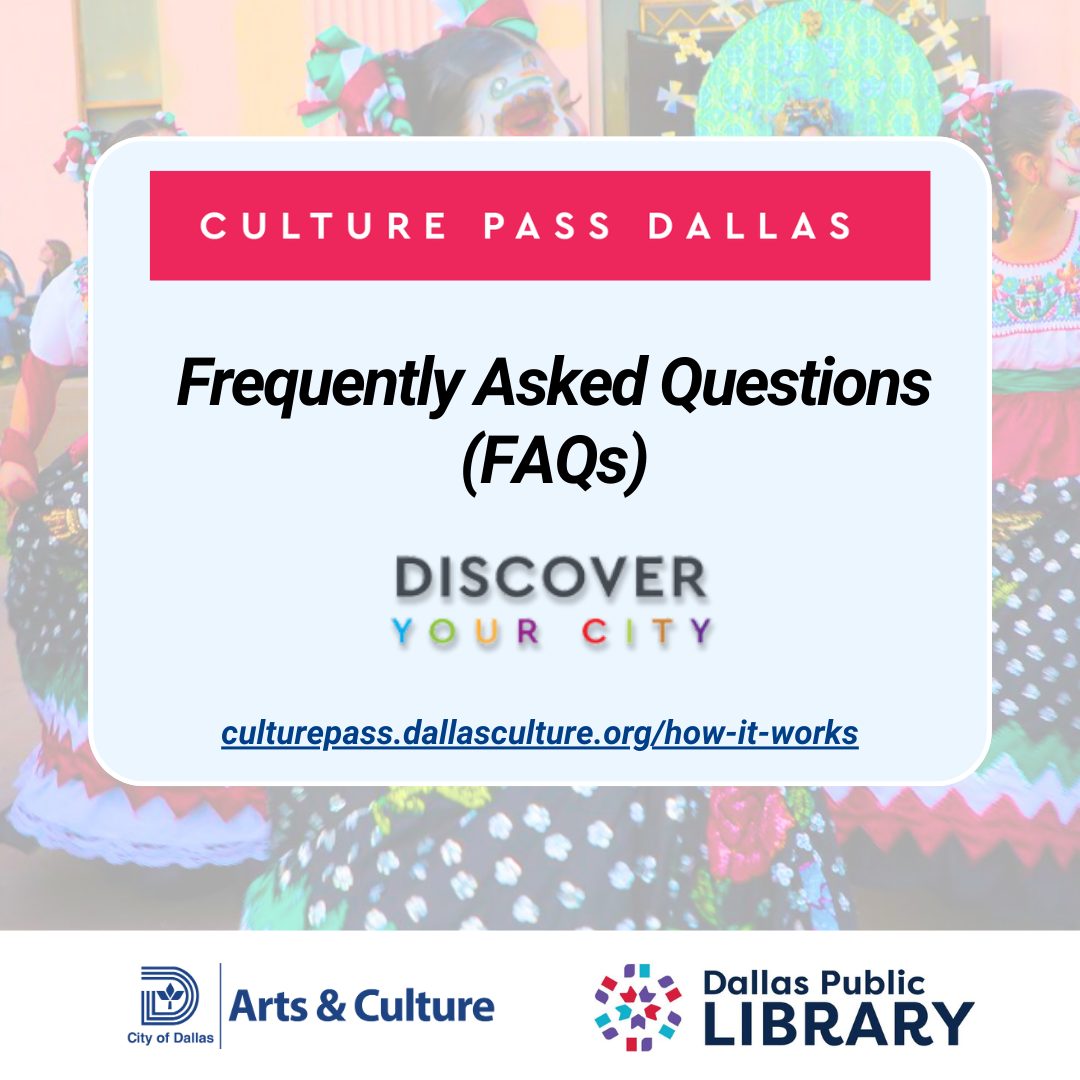 🎟️What is... - City of Dallas Office of Arts and Culture