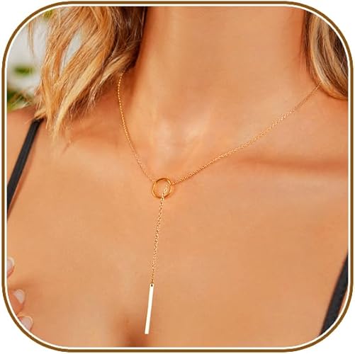 Collana Rachel Zoe In Argento 925 Placcato Oro 14K – Ciondolo Trifoglio, Catena 16+2 Pollici